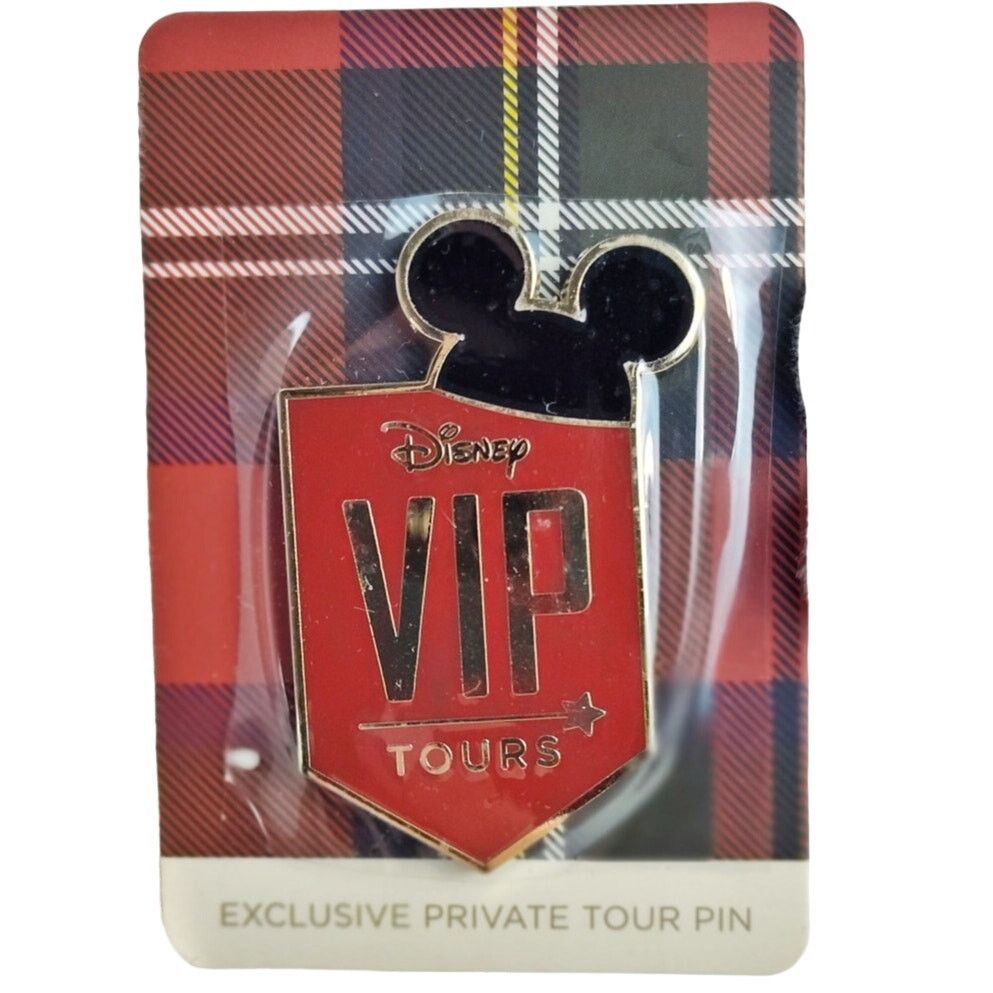 Disney Disney VIP Tour Mickey Ear Hat Pin Red/Black New 2023 NIP Size ONE SIZE - 1 Thumbnail