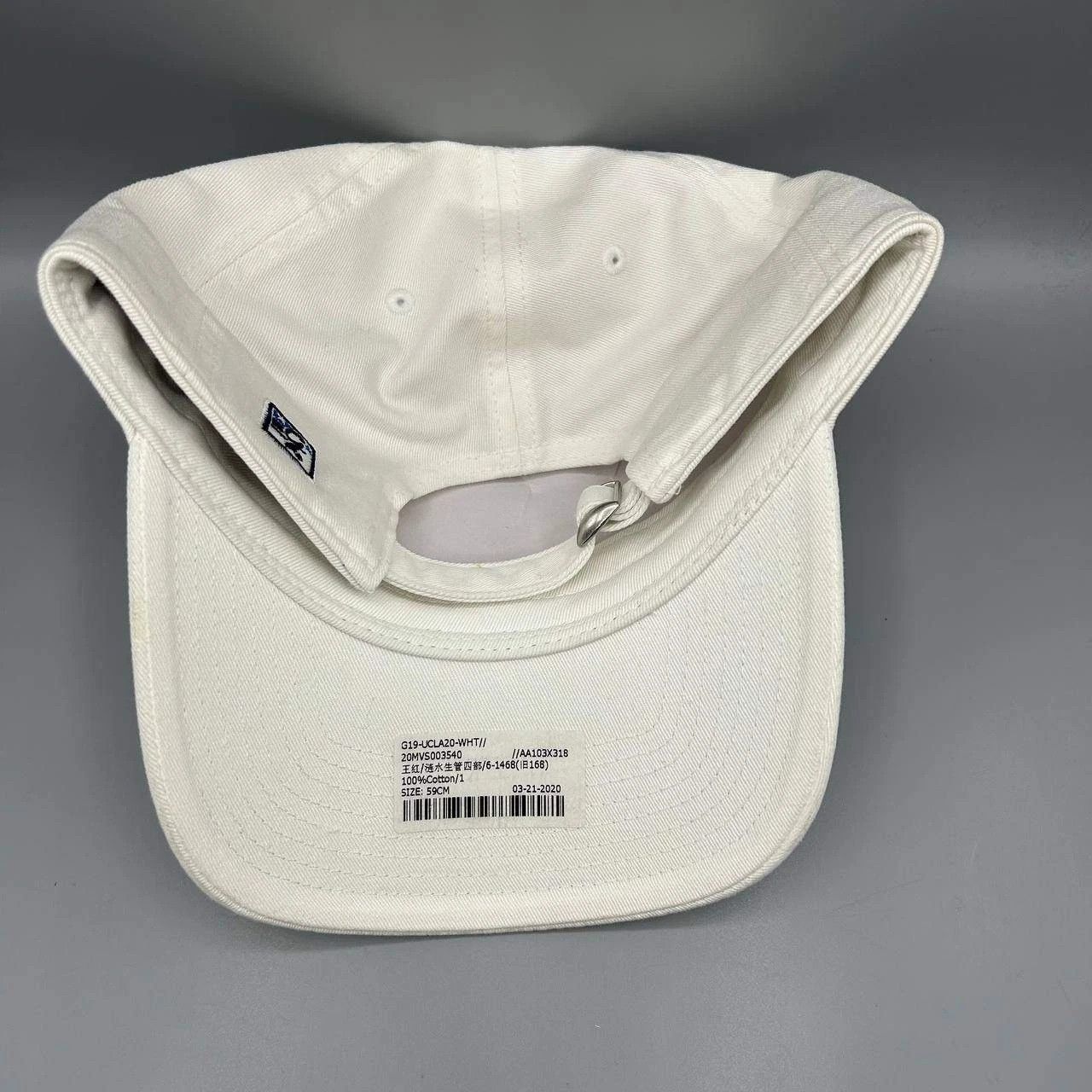 The Game Vintage UCLA Bruins Hat Men White NCAA Strap Back Cap Cotton Size ONE SIZE - 8 Thumbnail