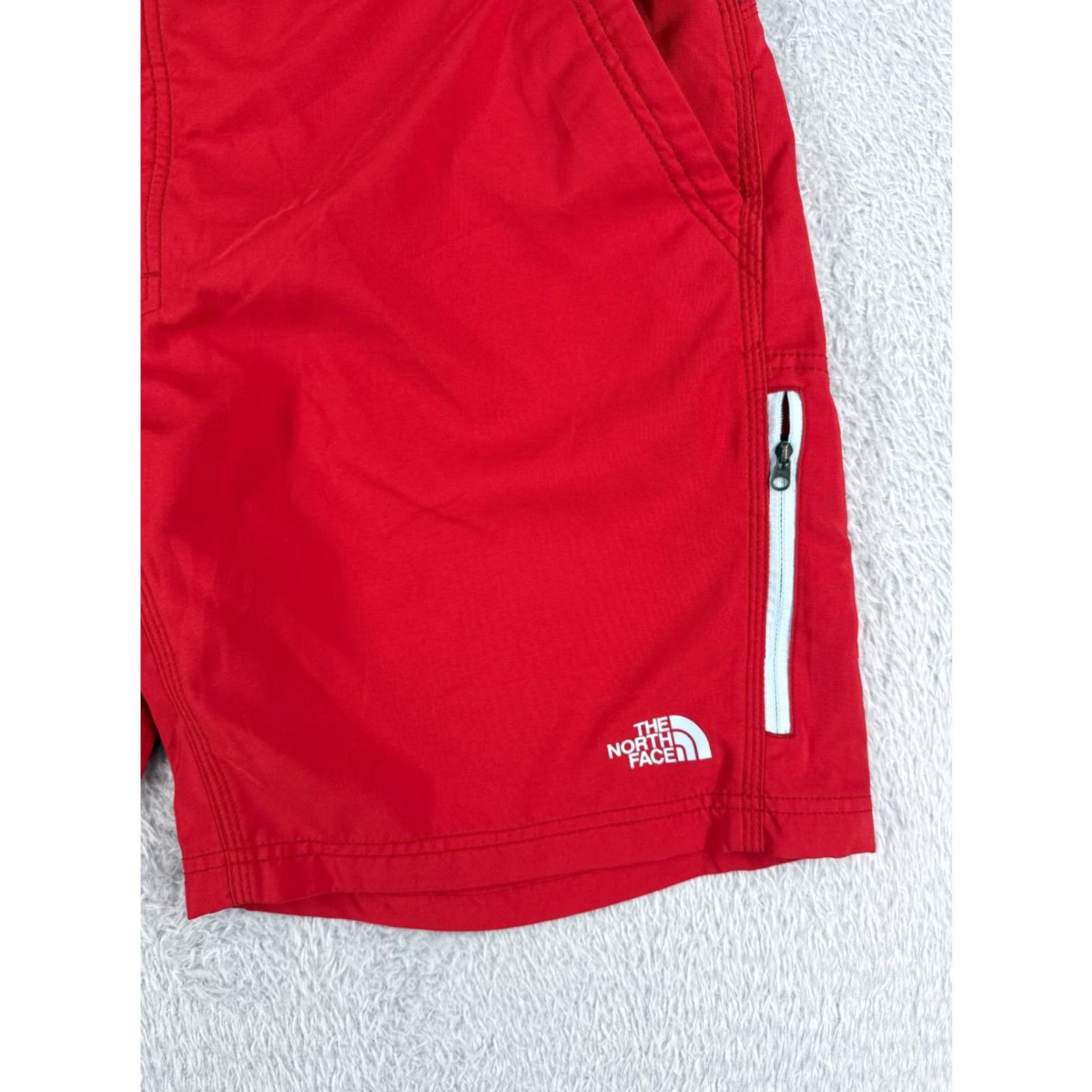The North Face The North Face Shorts Men 38 Red Zipper Cargo Polyester Hiking Fishing Outdoors Size US 38 / EU 54 - 2 Thumbnail