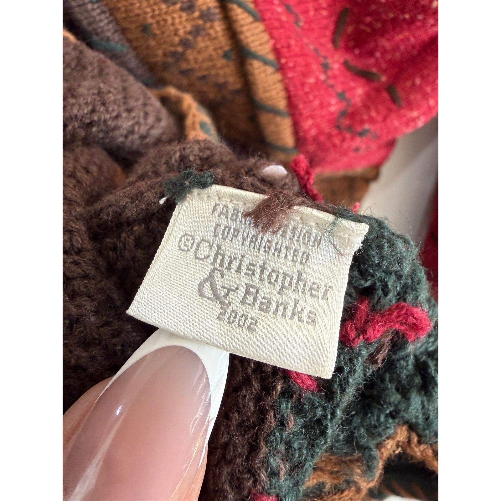Other Y2K Cozy Chunky Knit Sweater Size XL / US 12-14 / IT 48-50 - 8 Thumbnail