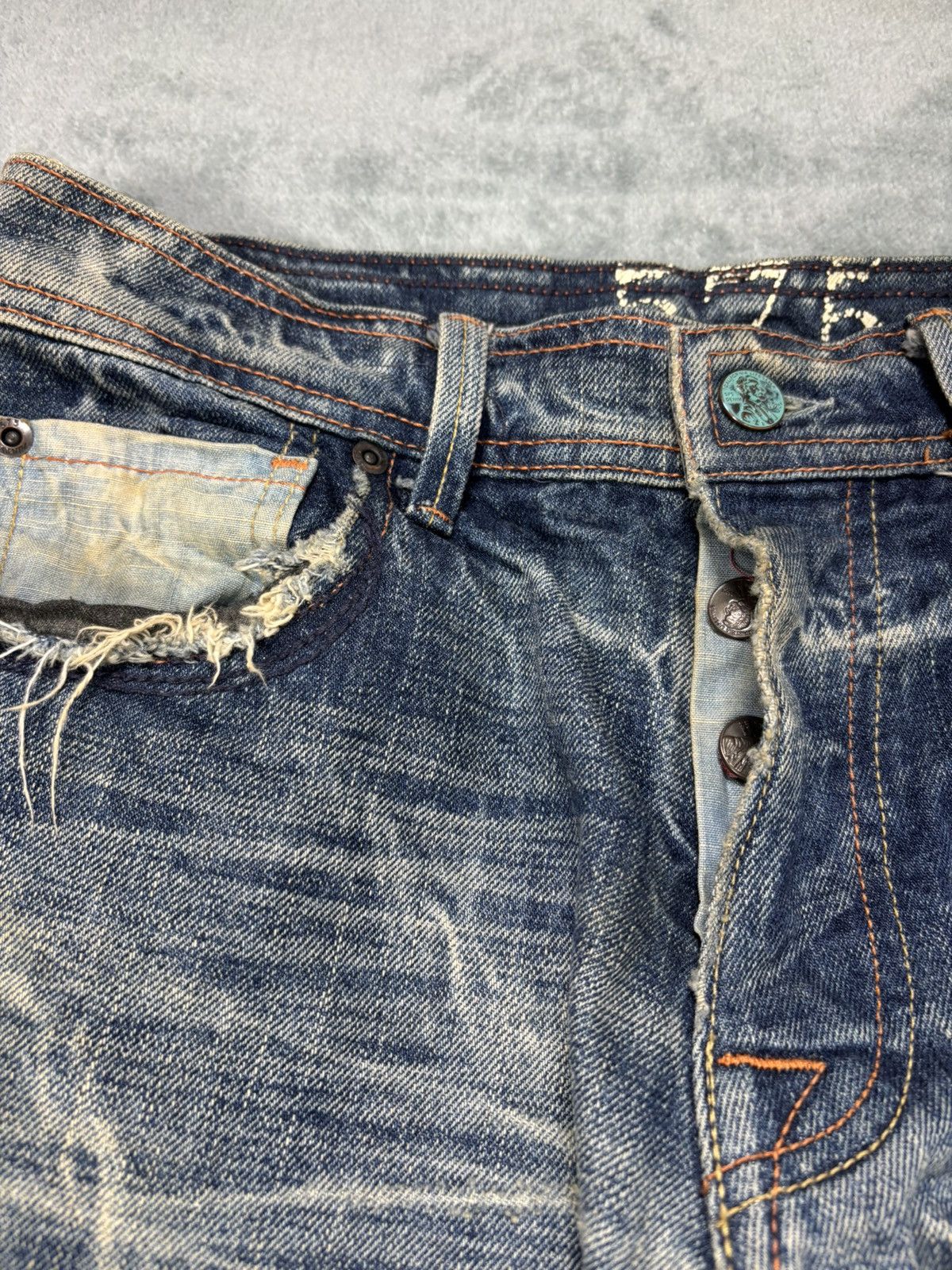 Other 575 Distressed Flared Denim Jeans. S016 Size US 29 - 7 Thumbnail