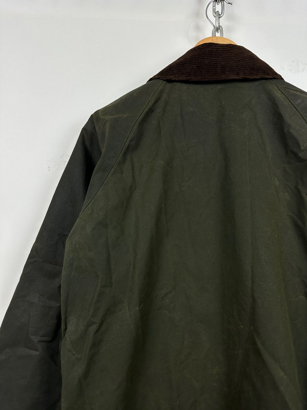 Barbour Vintage Barbour Gamefair Waxed Olive Green Coat Jacket Size US S / EU 44-46 / 1 - 17 Thumbnail