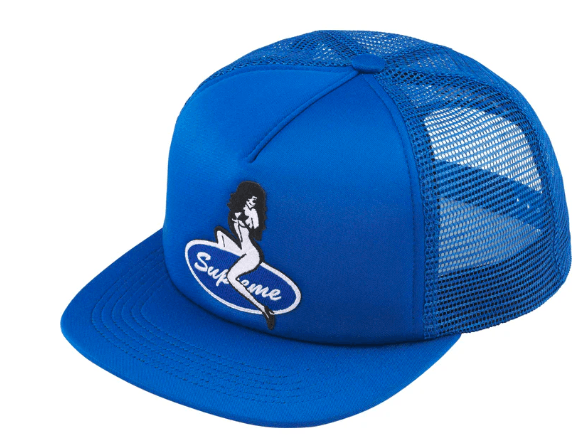 image of Supreme Pin Up Mesh Back 5-Panel Royal (Fw23), Men's