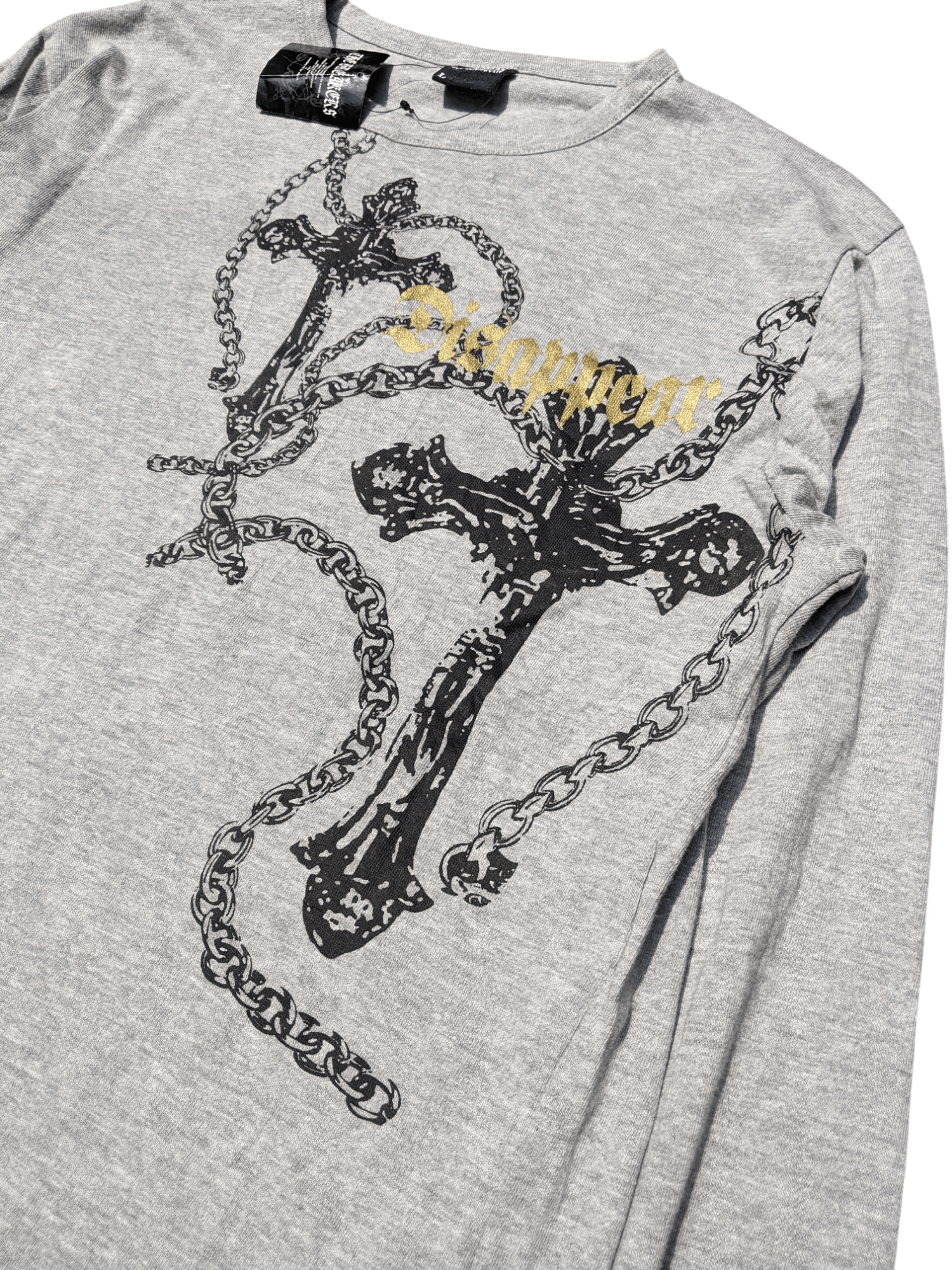 Japanese Brand The Breakers Chain Cross Poem Long Sleeve t-shirt Size US L / EU 52-54 / 3 - 5 Thumbnail