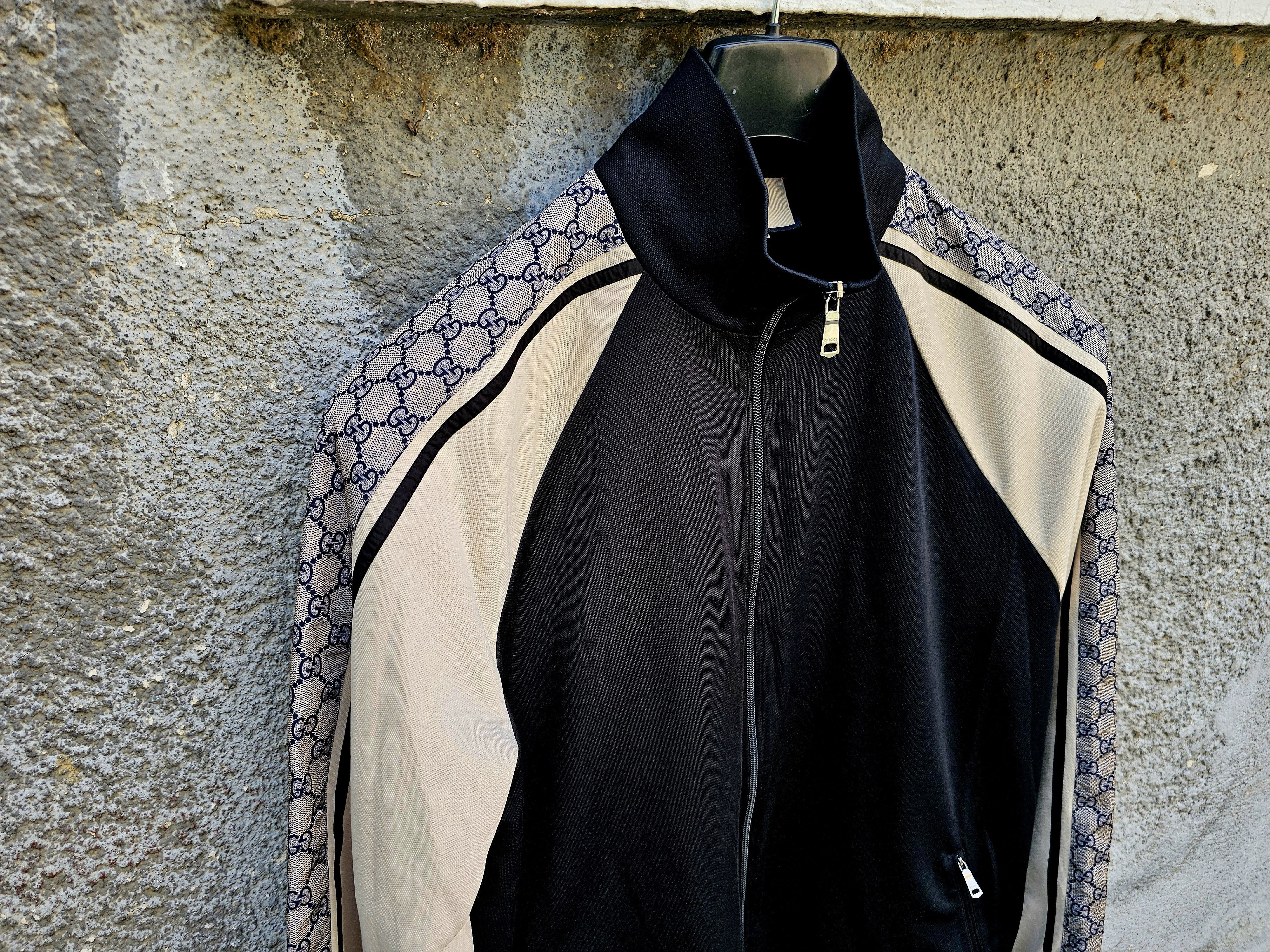 Gucci $1650 Gucci GG Paneled Logo Men's Technical Jersey Jacket Size US L / EU 52-54 / 3 - 2 Thumbnail
