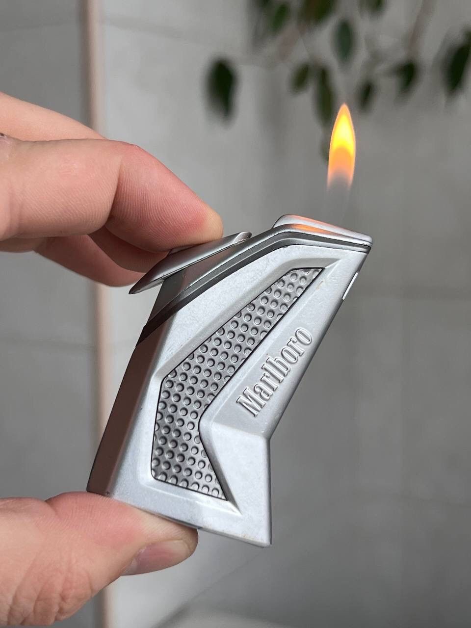 Marlboro × Vintage Y2K ELEGANCE MARLBORO GEOMETRIC METAL PUNK ROCK LIGHTER Size ONE SIZE - 3 Thumbnail
