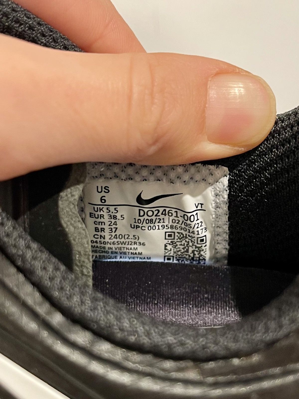 Nike NIKE AIR MAX 2013 STUSSY BLACK Size US 6 / EU 39 - 8 Thumbnail