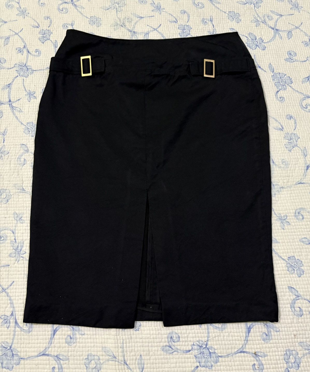 Gucci Gucci Cotton Silk Black Skirt Size 28" / US 6 / IT 42 - 5 Thumbnail