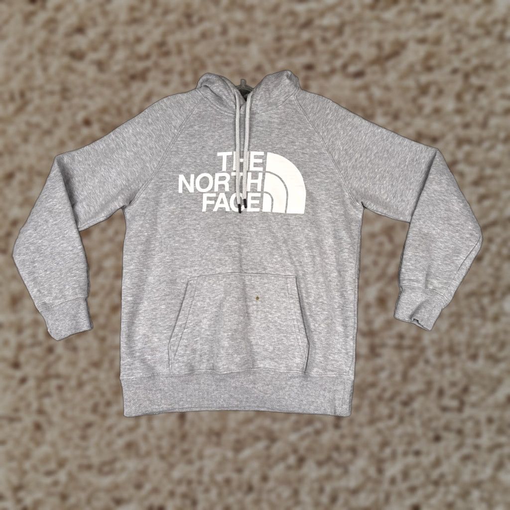 The North Face The North Face Hoodie Womens Small Gray Pullover Cotton Blend Pocket Sweatshirt Shirt Size S / US 4 / IT 40 - 1 Thumbnail