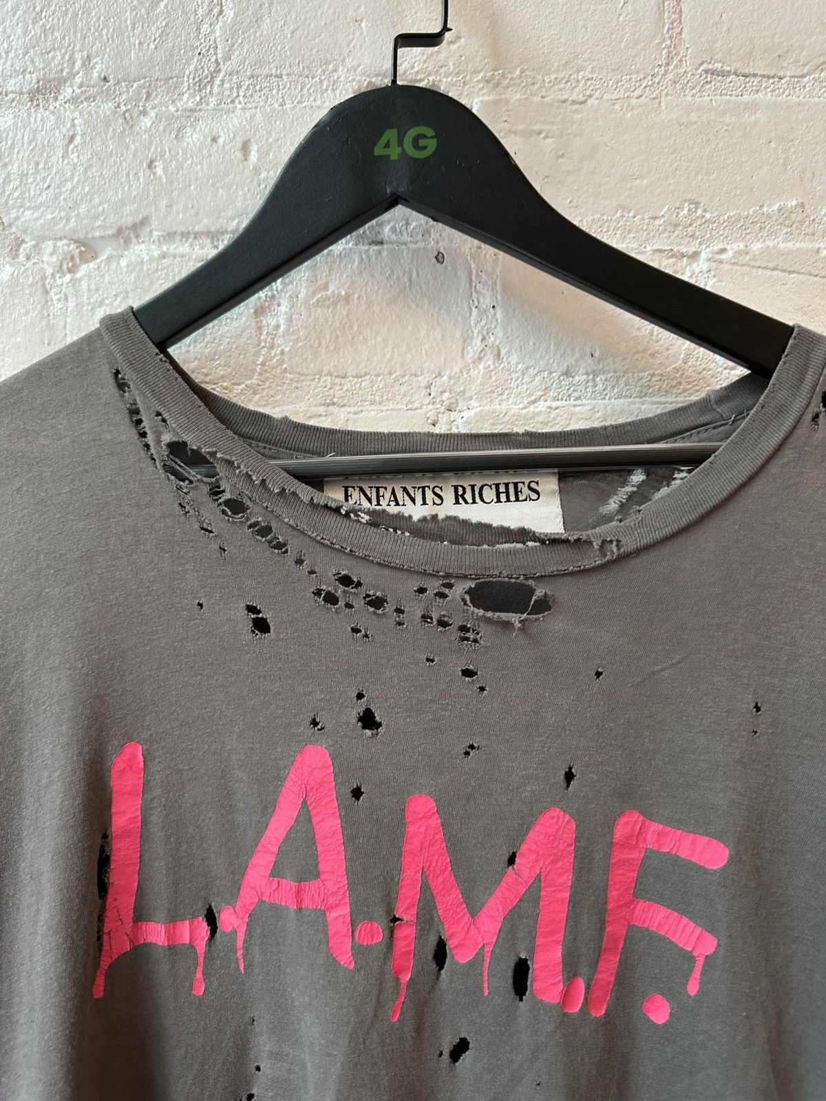 Enfants Riches Deprimes Thrashed ERD LAMF T-Shirt Size US L / EU 52-54 / 3 - 3 Thumbnail