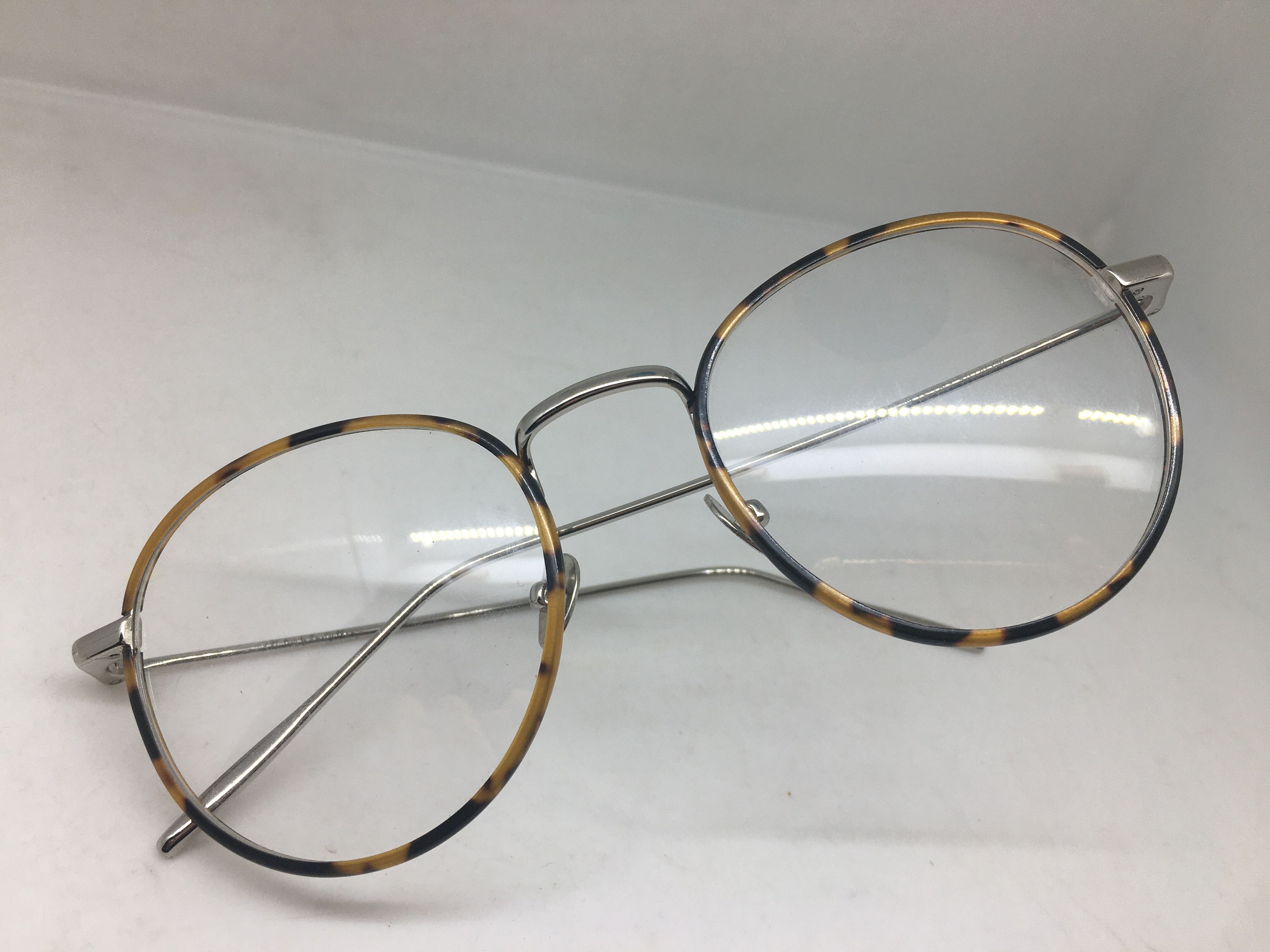 Other Handmade Silver Round Eyeglasses Frame JAMES DEAN Size ONE SIZE - 7 Thumbnail