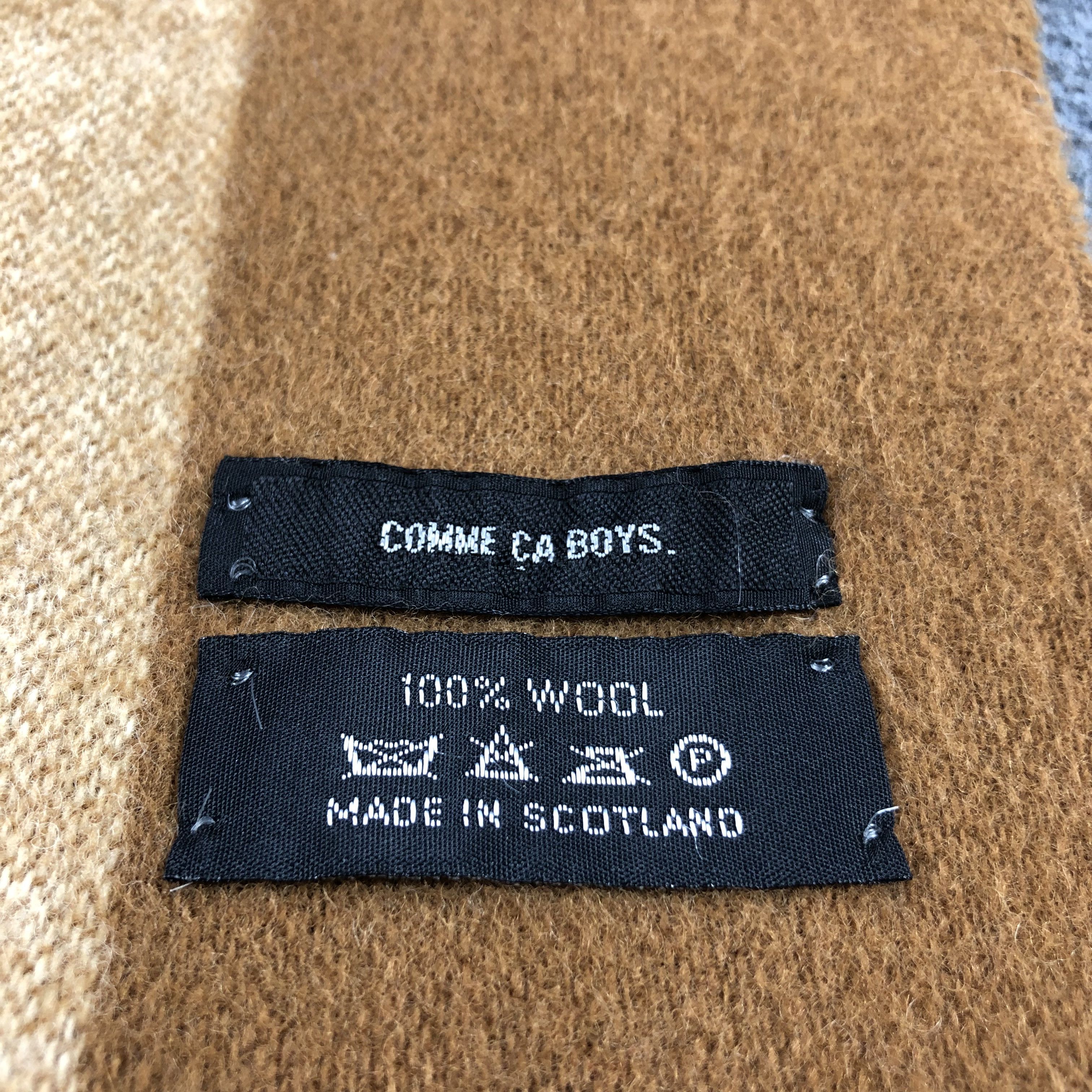Comme Ca Ism Comme Ca Boys Wool Scarf Muffler V726 Size ONE SIZE - 4 Thumbnail