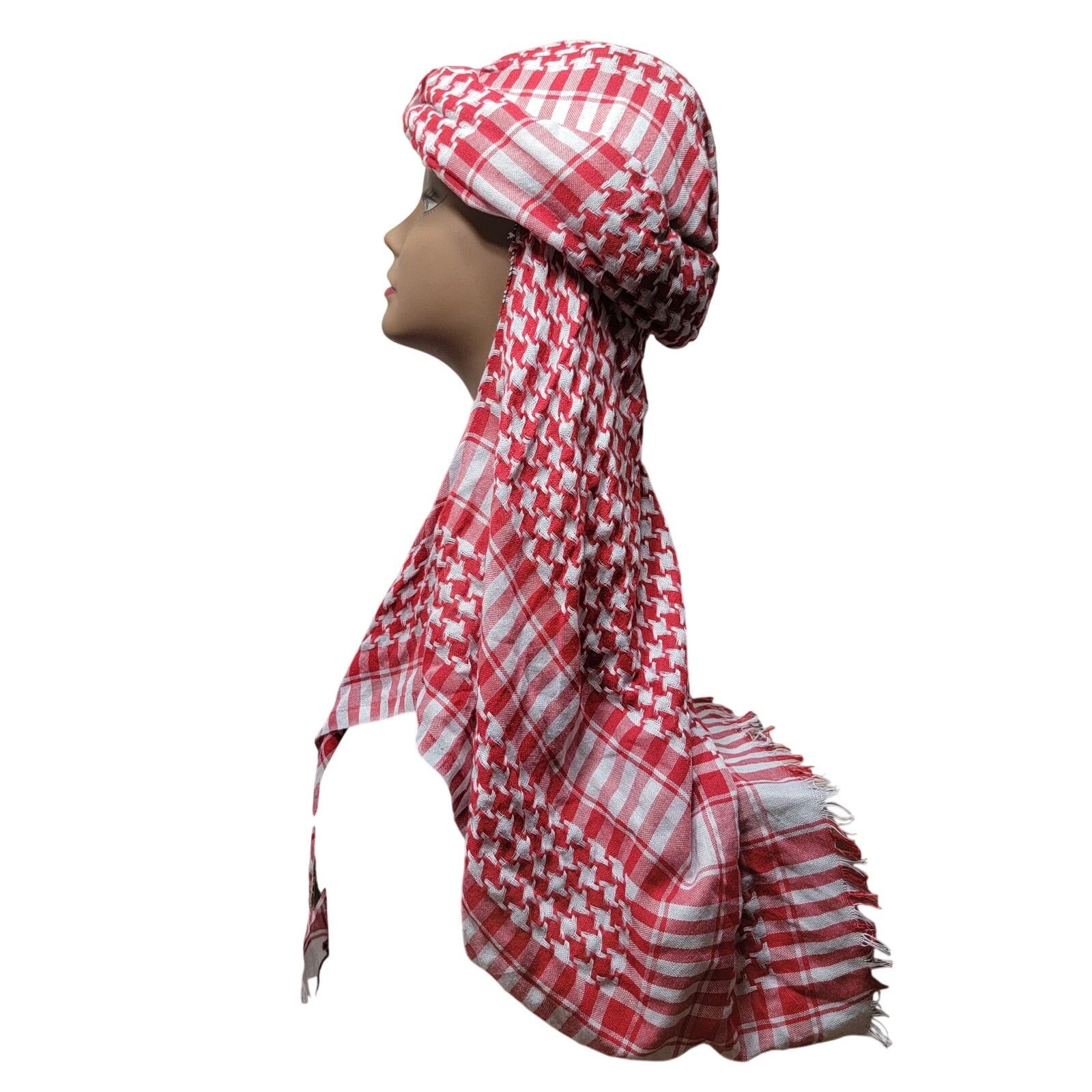 Other Traditional Fez Hat with Scarf, Keffiyeh w/ All-Seeing Eye Size ONE SIZE - 4 Thumbnail