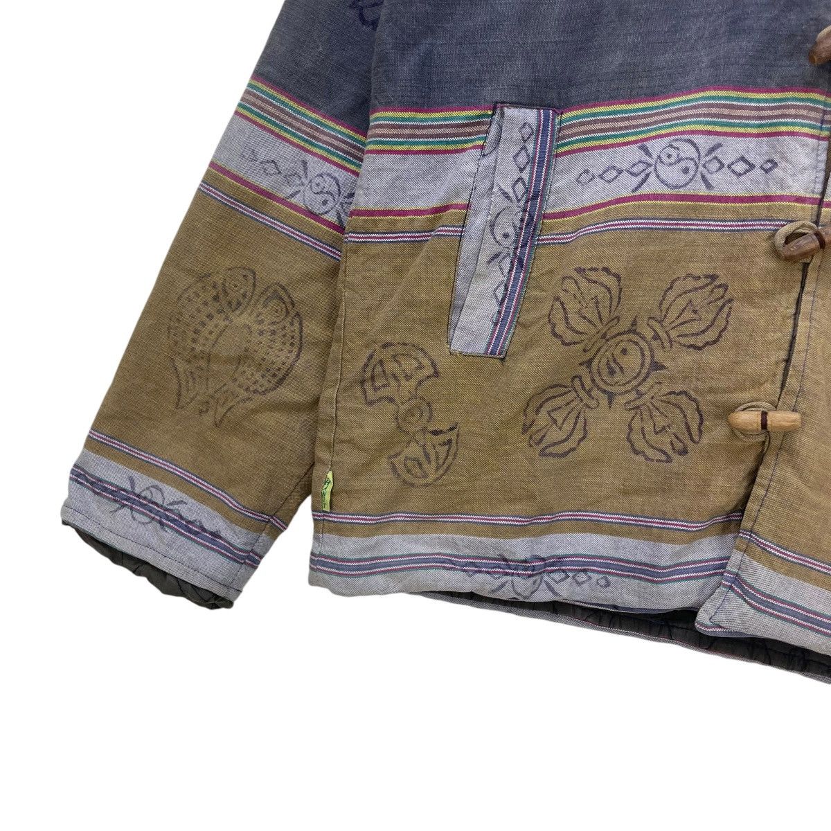 Japanese Brand 💥 Vintage SHANIT Toggles Button Cotton Jacket Size US M / EU 48-50 / 2 - 6 Thumbnail