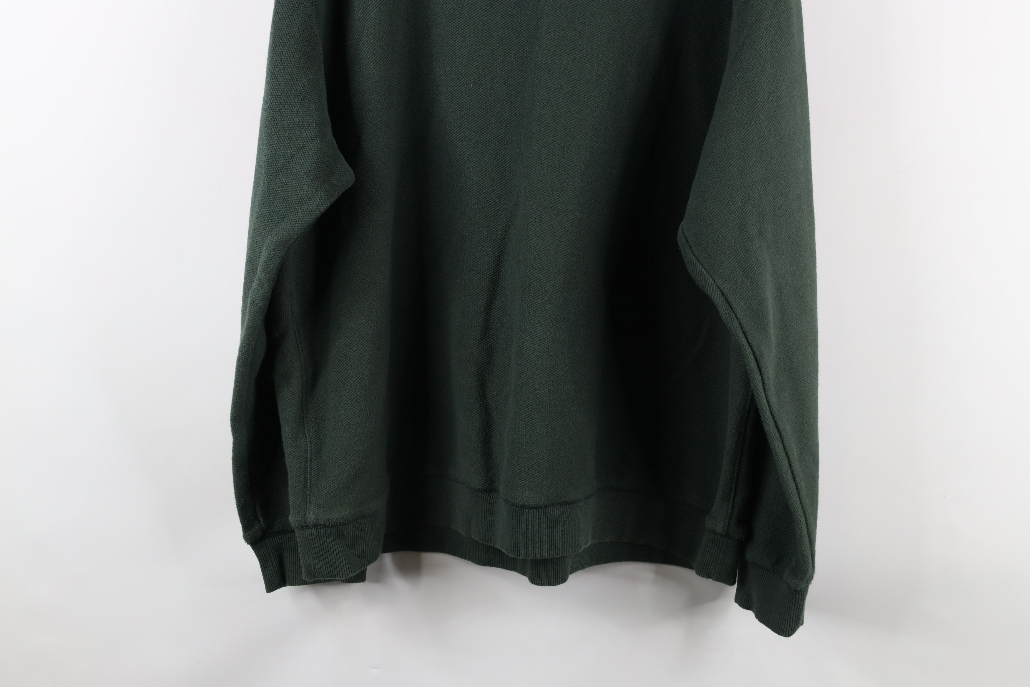 L.L. Bean × Vintage Vintage LL Bean Heavyweight Waffle Knit Sweatshirt Green Size US XL / EU 56 / 4 - 7 Thumbnail