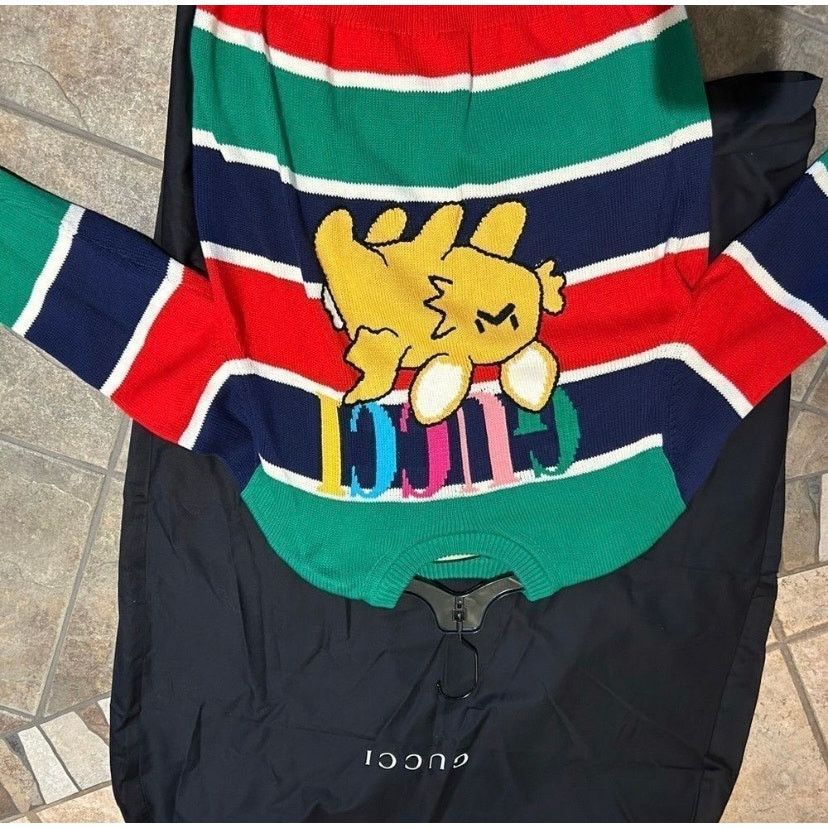 Gucci Men’s Gucci cotton/wool Cable knit sweater size large NWT Size US L / EU 52-54 / 3 - 4 Thumbnail