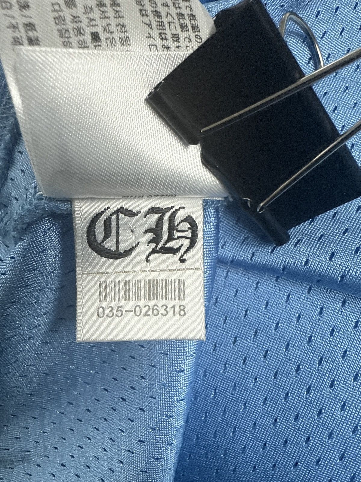 Chrome Hearts CHROME HEARTS MESH JERSEY SHORT SLEEVE BLUE Size US L / EU 52-54 / 3 - 7 Thumbnail