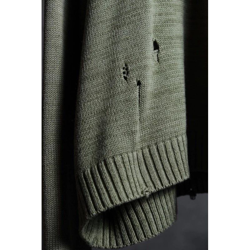 Kapital KAPITAL Smiley Patch Knit Distressed Sweatshirt Crewneck Size US L / EU 52-54 / 3 - 7 Thumbnail