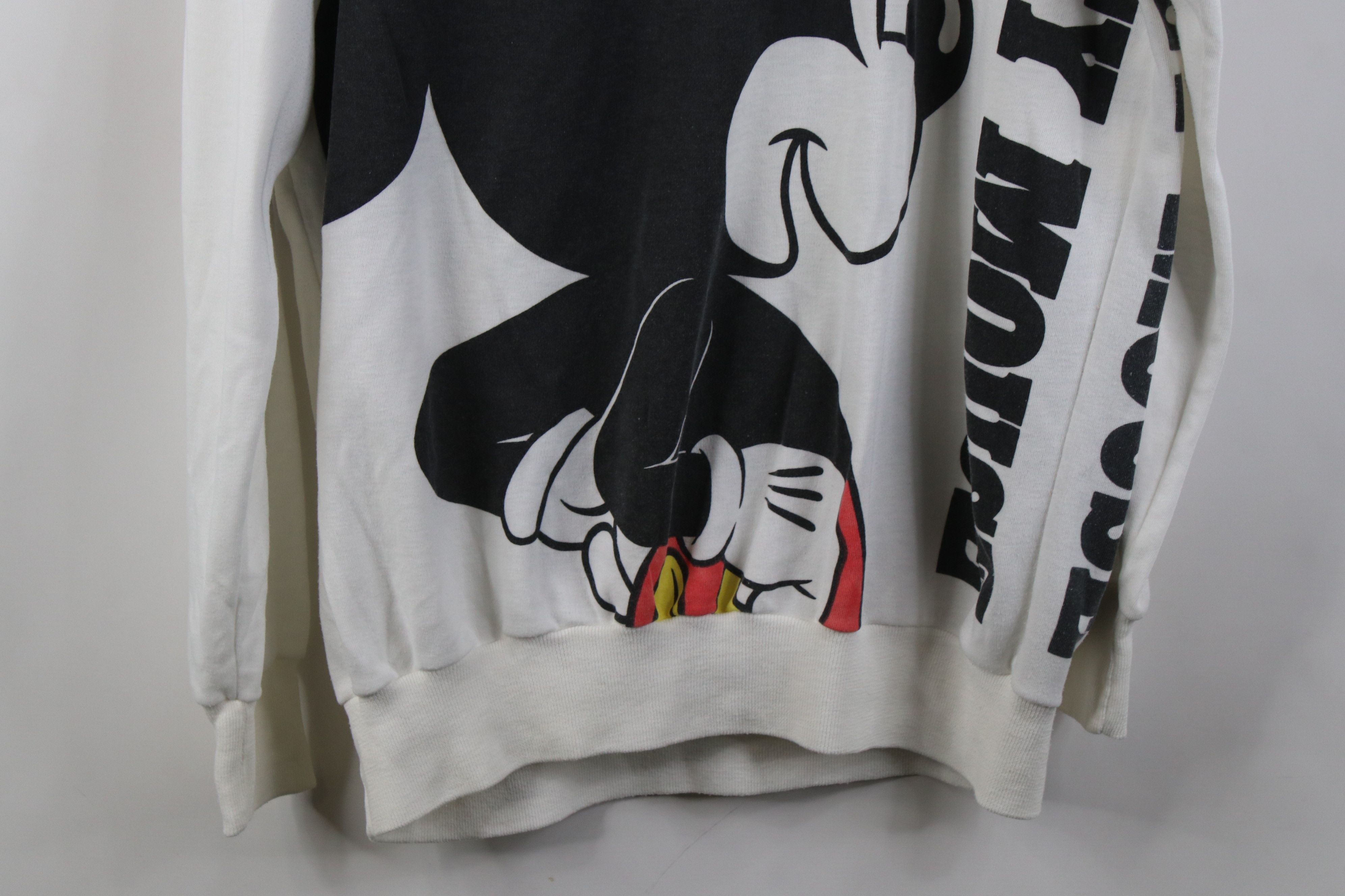 Disney Vintage 80s 90s Disney Print Mickey Mouse Sweatshirt USA Size XL / US 12-14 / IT 48-50 - 15 Thumbnail