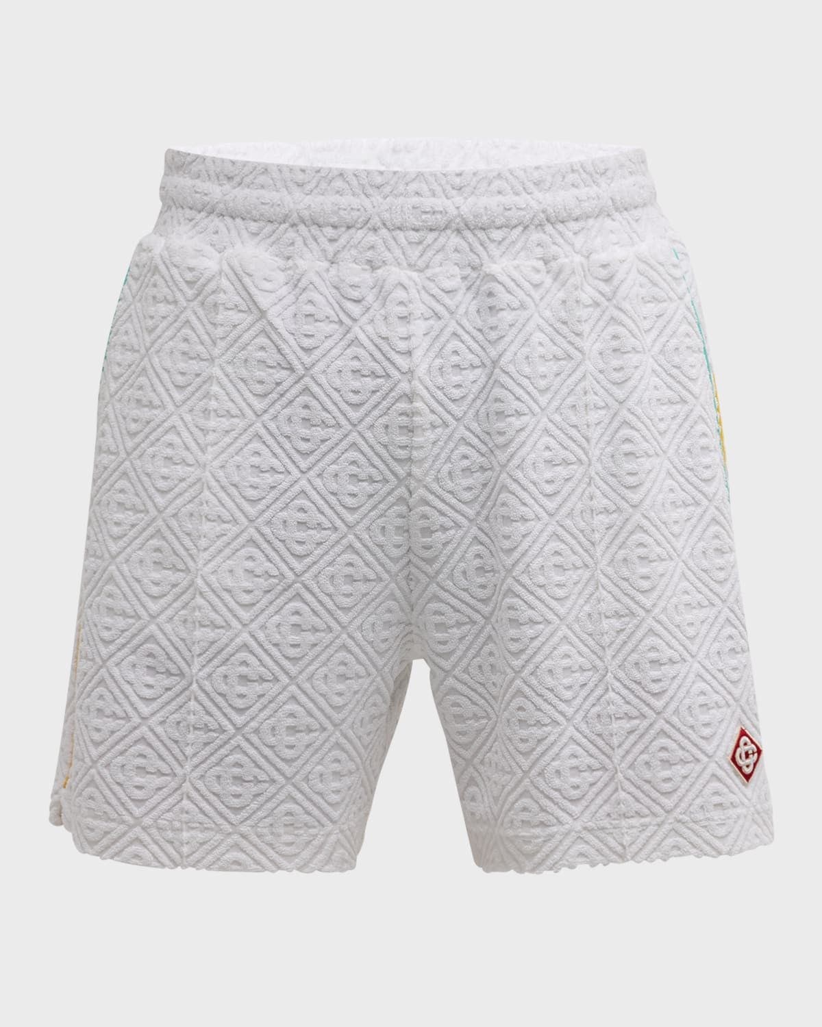 Casablanca Casablanca Monogram Jacquard Towelling Shorts sz Large Size US 34 / EU 50 - 1 Thumbnail