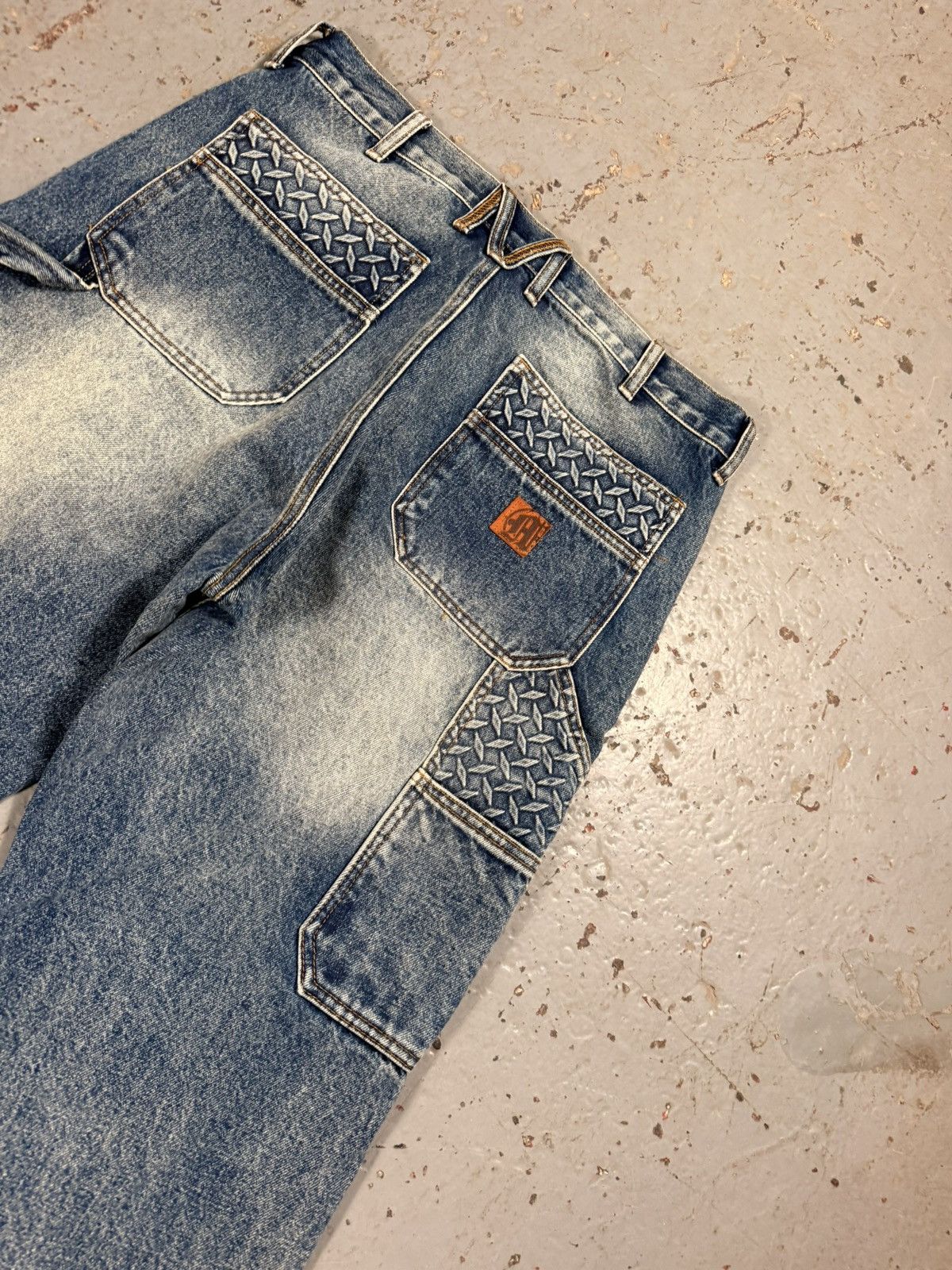 Menace Insane Menace Los Angeles Brick Lay Denim Carpenter Pants Size US 32 / EU 48 - 2 Thumbnail