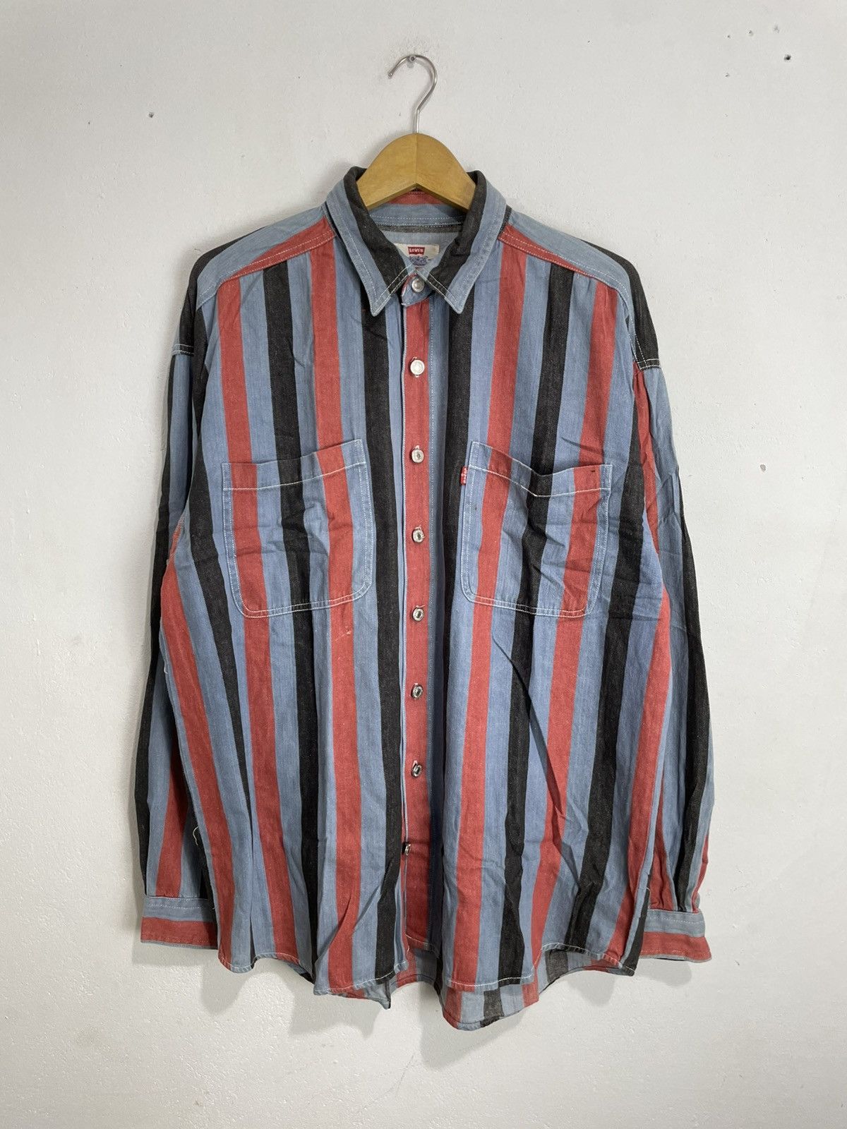 DenimTears×Levi's Peace Patchwork Shirt DENIM TEARS × Levi's Denim Tears Peace Patchwork Western Button Up