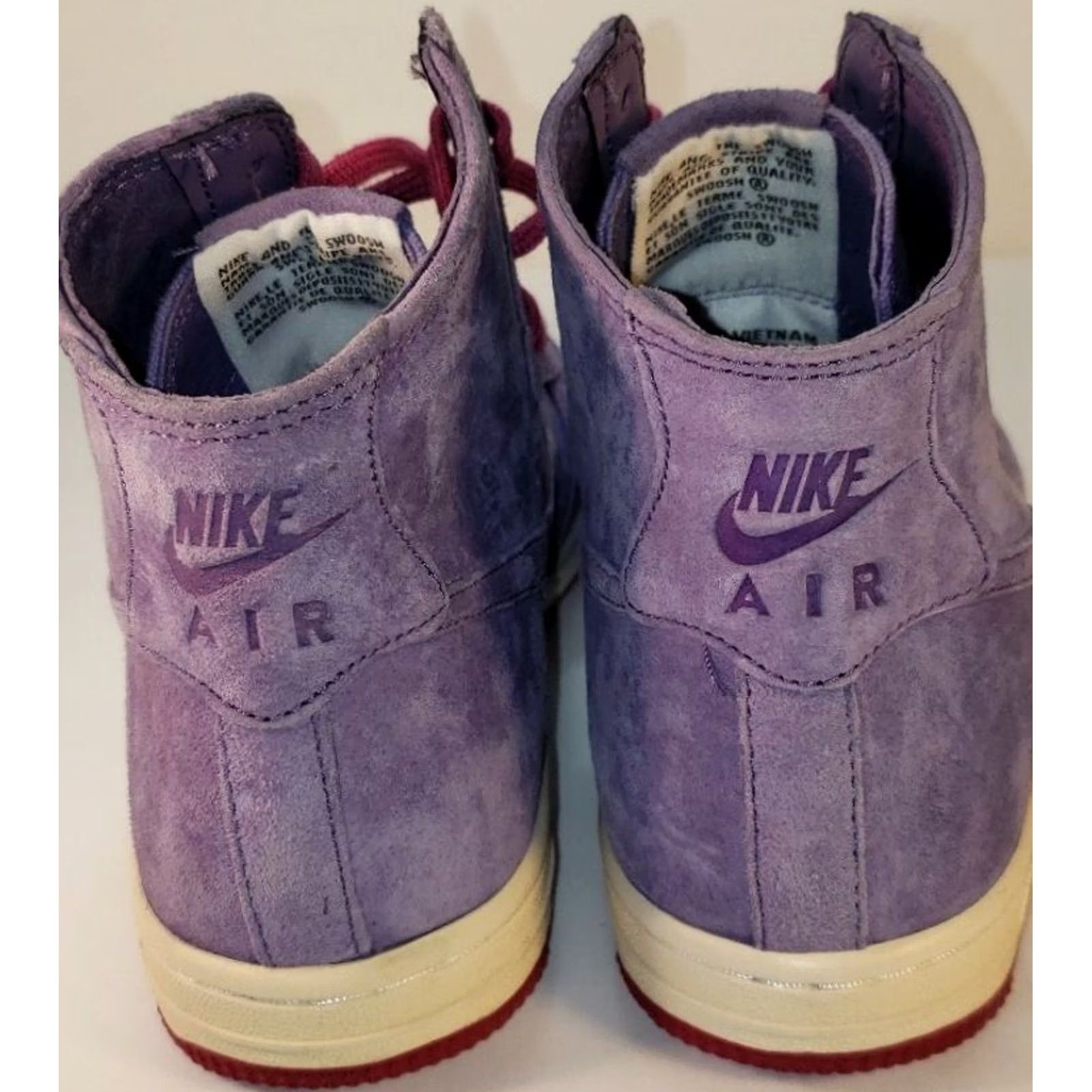 Nike Nike Air Force 1 Light Hi Decons Purple/Rave Pink Women's 6M 36.5EU 538226-500 Shoes Size US 6 / IT 36 - 5 Thumbnail