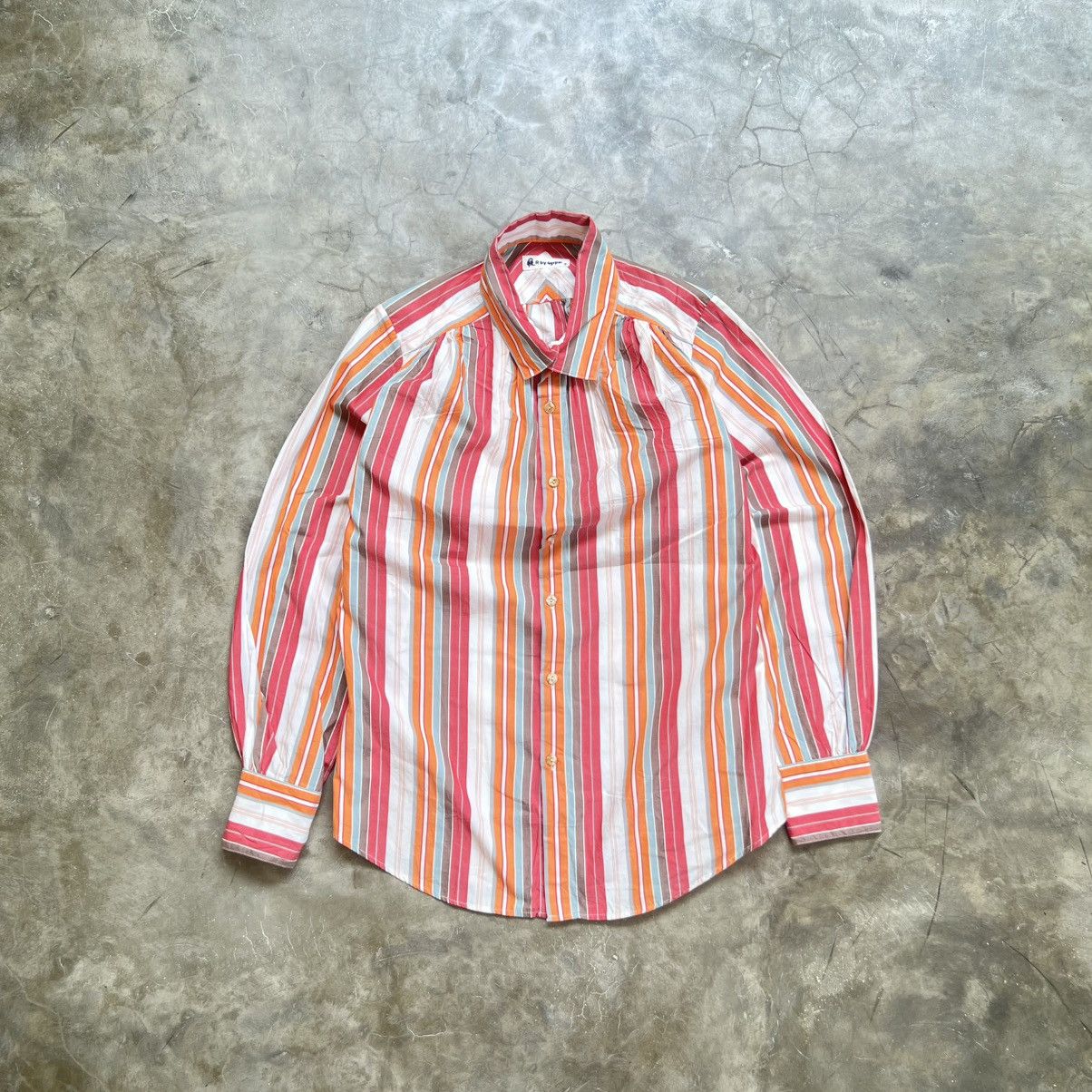 Kapital 45rpm Kapital Style Multicolor Vertical Stripe Button Shirt Size US M / EU 48-50 / 2 - 1 Thumbnail