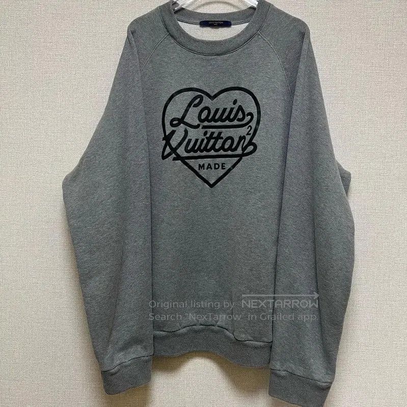 Louis Vuitton Louis Vuitton Gray Logo Cotton Sweatshirt . Size US XXL / EU 58 / 5 - 1 Thumbnail
