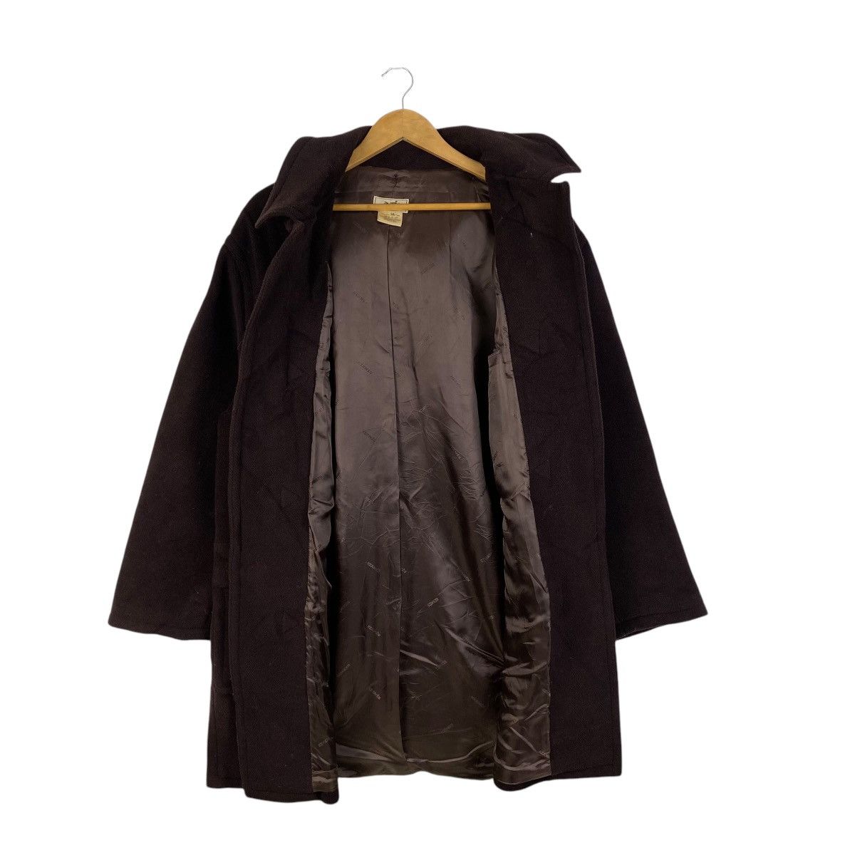 Designer × Hermes HERMES France Designer Toggle Button Wool Duffle Coat Jacket Size US XL / EU 56 / 4 - 3 Thumbnail