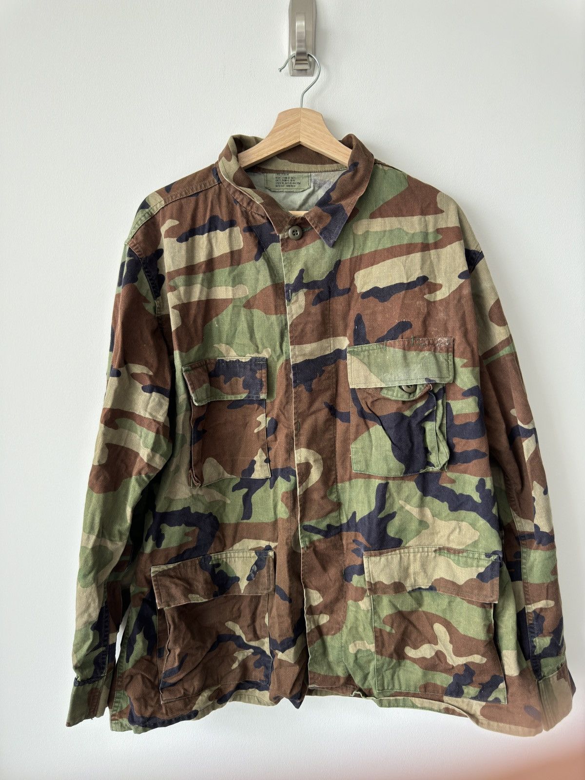 Vintage Vintage Military Button Up Size US XL / EU 56 / 4 - 1 Thumbnail