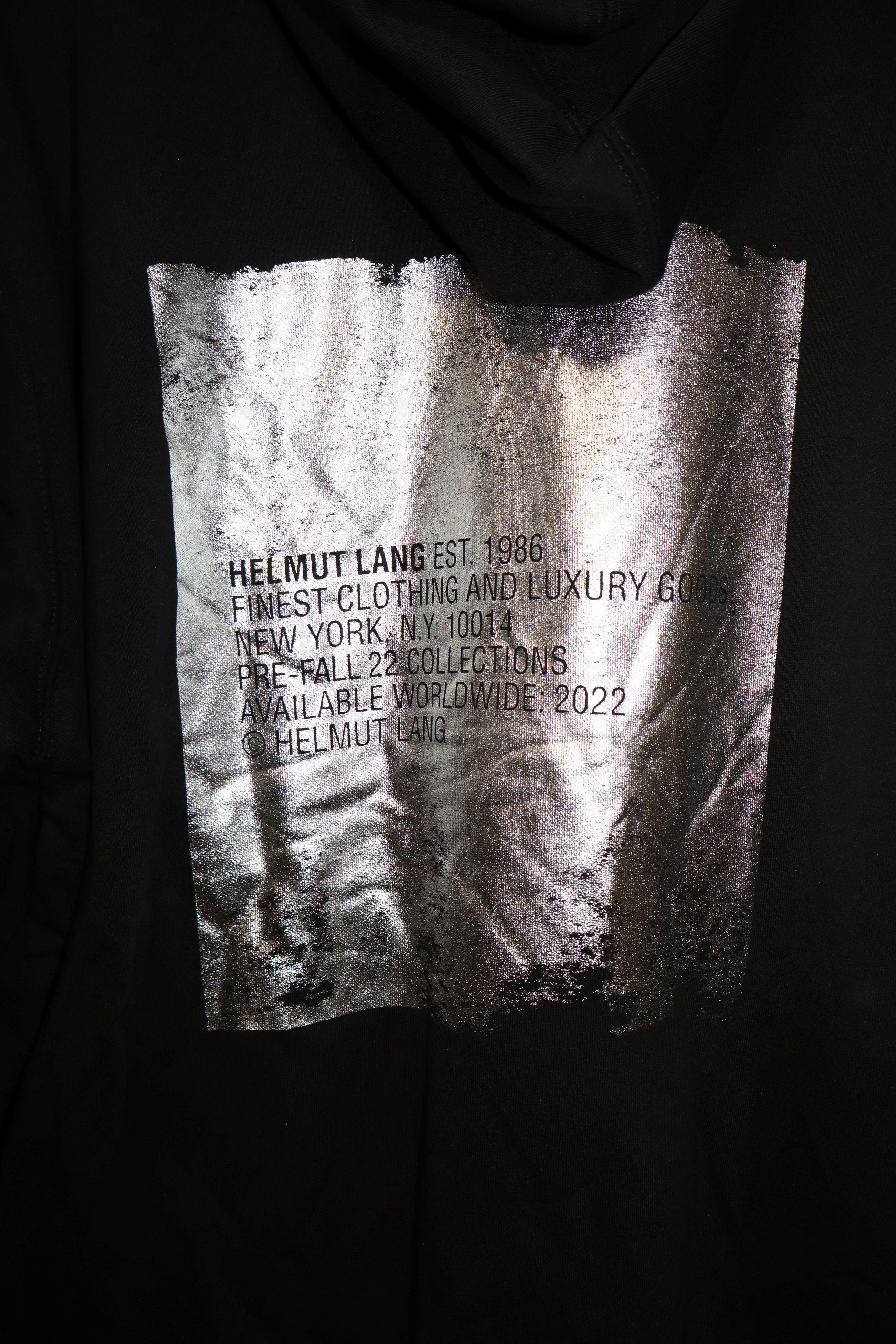 Helmut Lang Logo print hoodie Size US XL / EU 56 / 4 - 9 Thumbnail