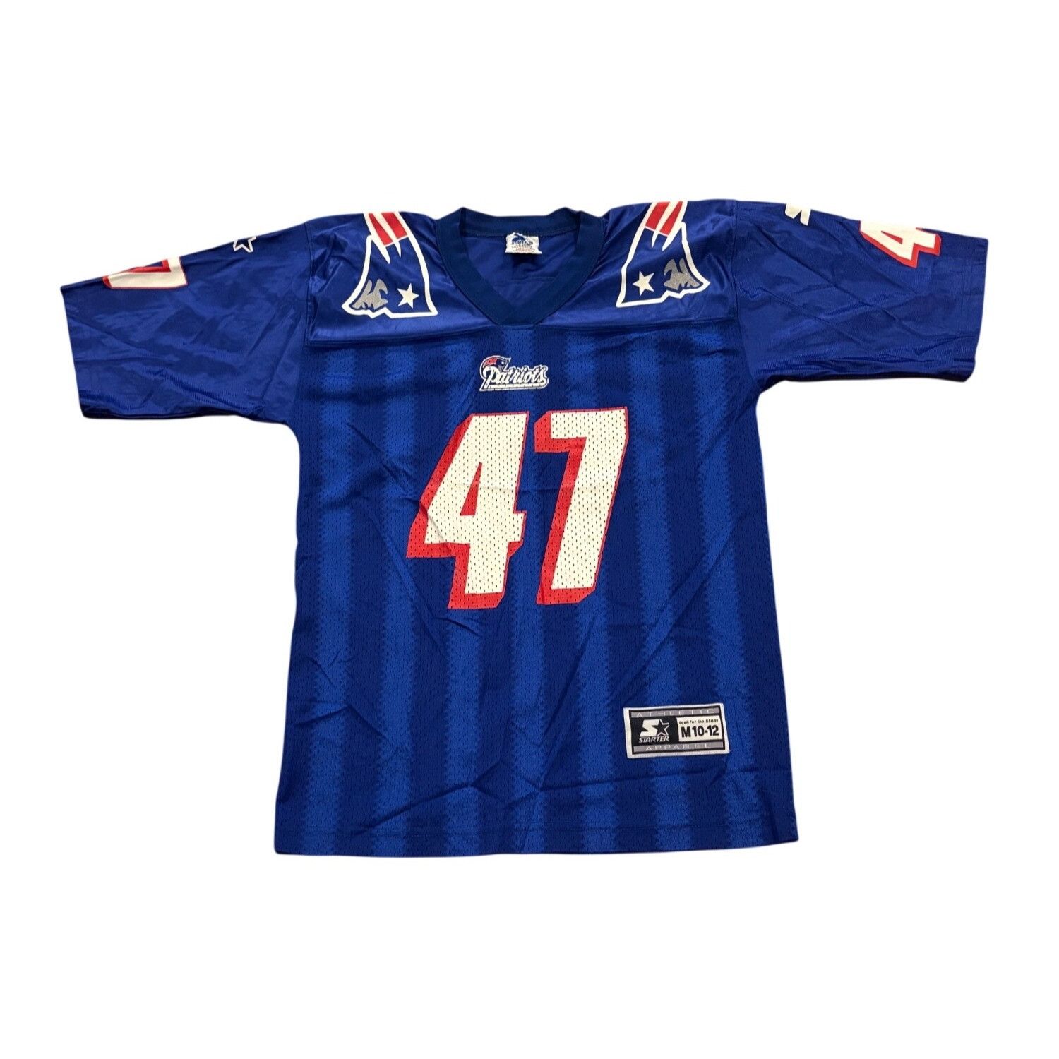Starter Vintage 90s Starter New England Patriots Robert Edwards #47 Size L / US 10 / IT 46 - 2 Thumbnail