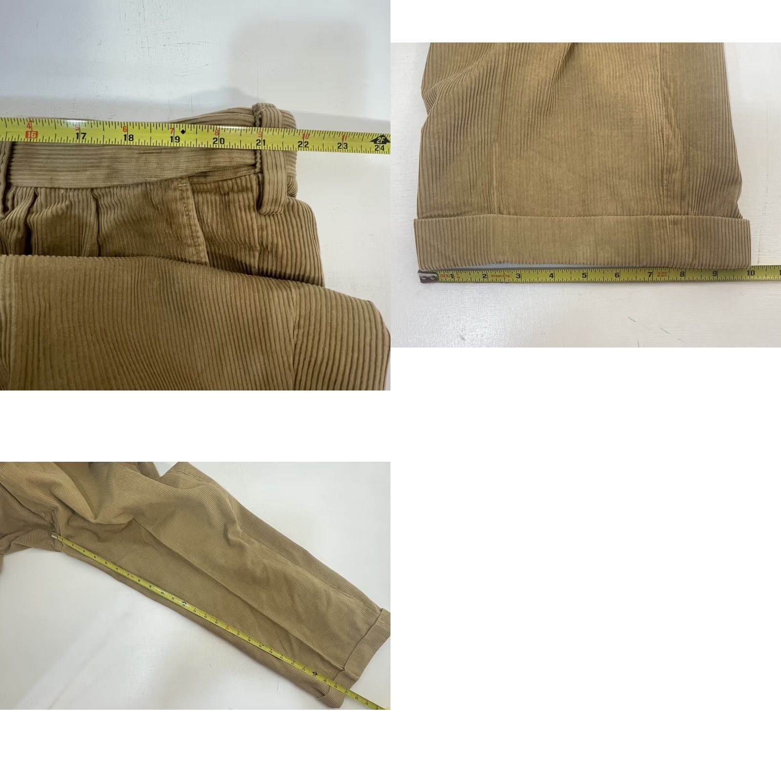 Lands' End Lands’ End Corduroy Pants Men 42x27 Brown Traditional Fit Cuffed Hem RN#62830 Size US 42 / EU 58 - 10 Thumbnail