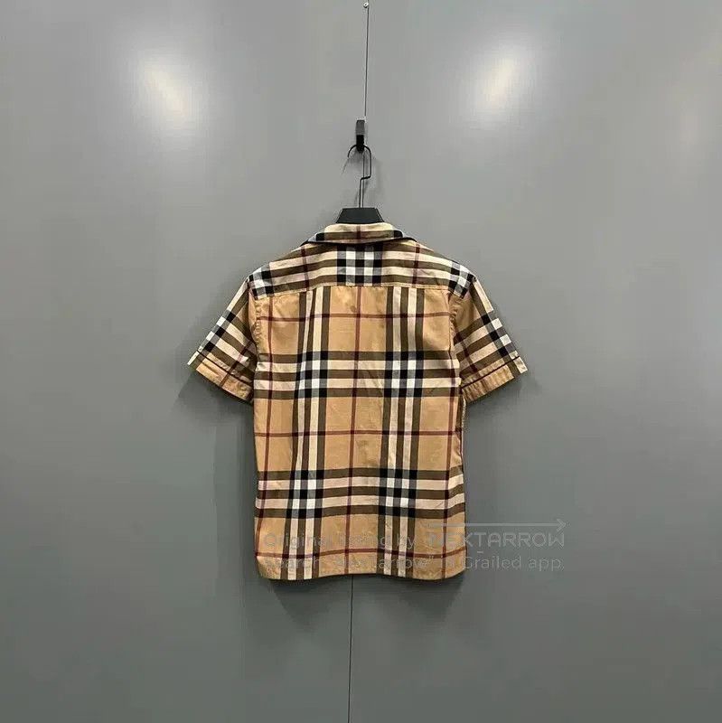 Burberry Burberry Summer Khaki Check Short Sleeve Shirt. Size S / US 4 / IT 40 - 3 Thumbnail