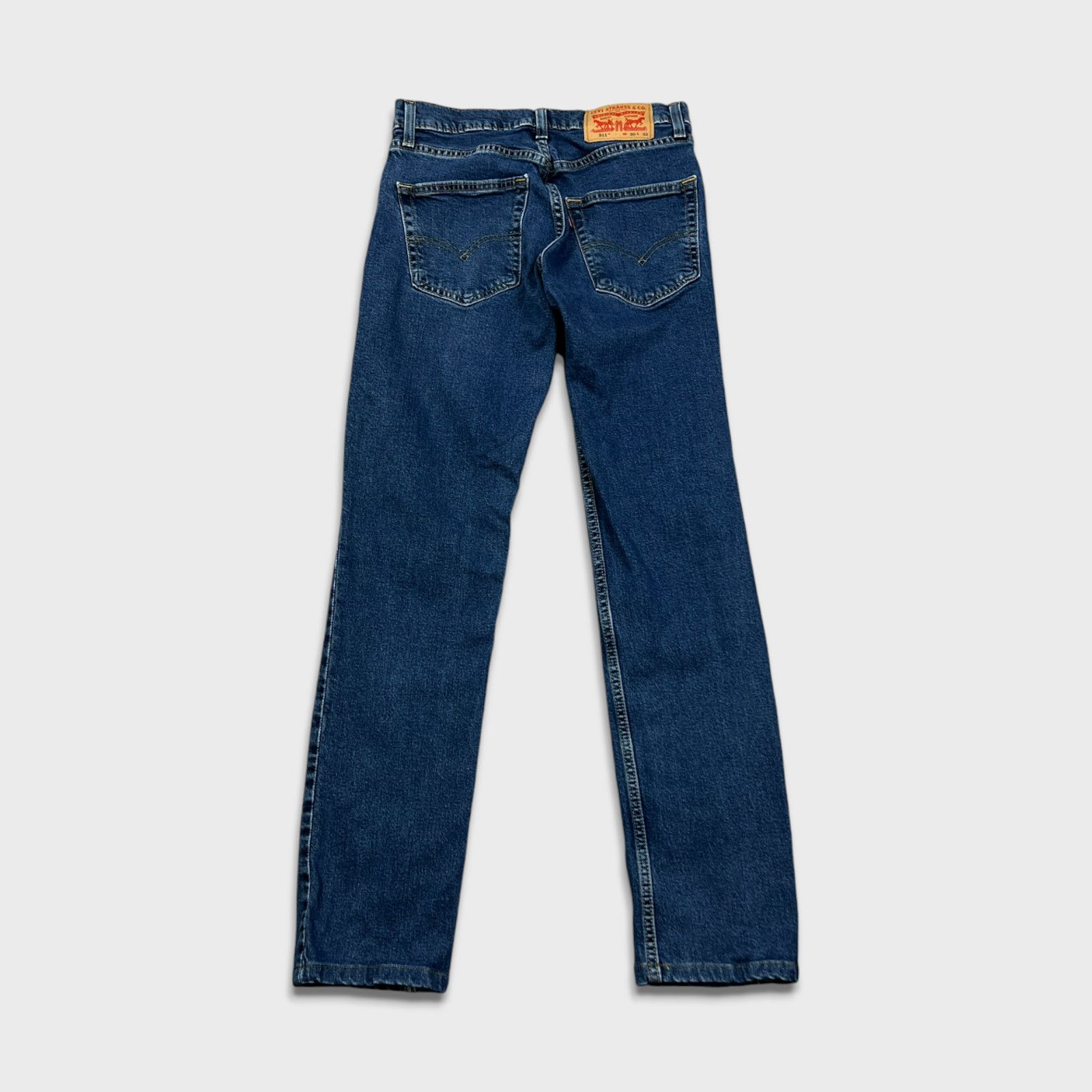 Levi's × Vintage Levi's 511 Jeans 30x30 Blue Slim Fit American Denim Pants Size US 30 / EU 46 - 4 Thumbnail