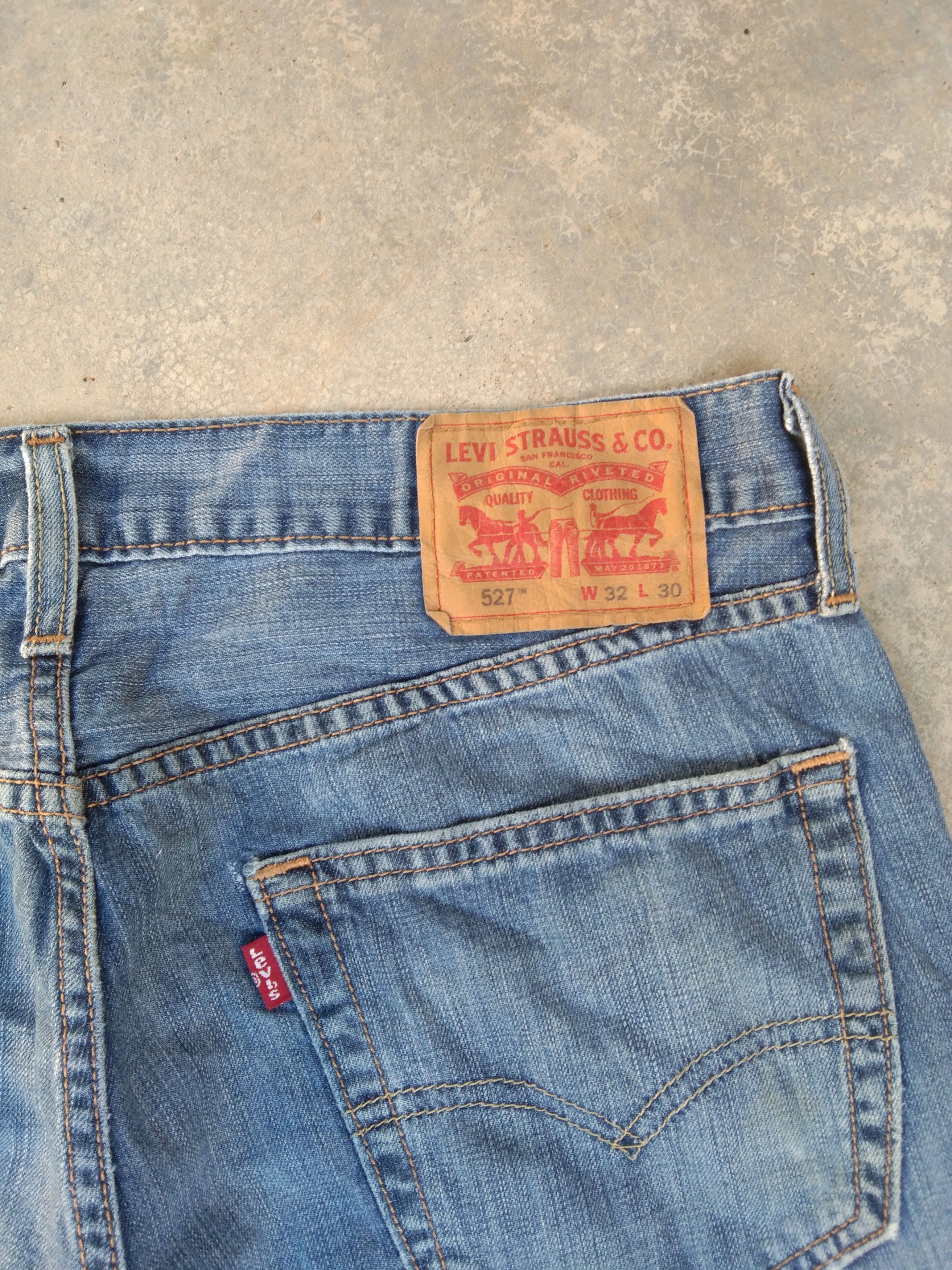 Levi's Vintage Levi's Jeans 527 Boot Cut Flared 32x30 Size US 32 / EU 48 - 3 Thumbnail