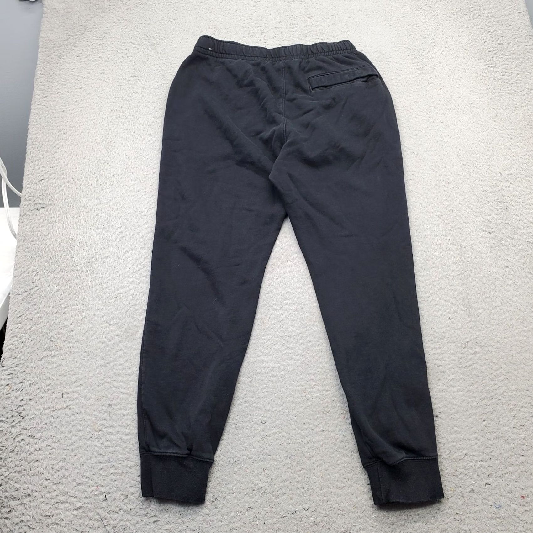 Nike Nike Jogger Pants Womens S Black Fleece Lined Athletic Gym Logo Elastic Waist Jogger Pants Size 28" / US 6 / IT 42 - 2 Thumbnail