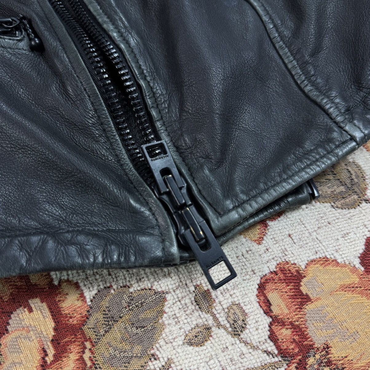 Allsaints × Yves Saint Laurent All Saints Lamb Leather Cargo Biker Jacket Avant Garde Japan Size US XS / EU 42 / 0 - 5 Thumbnail