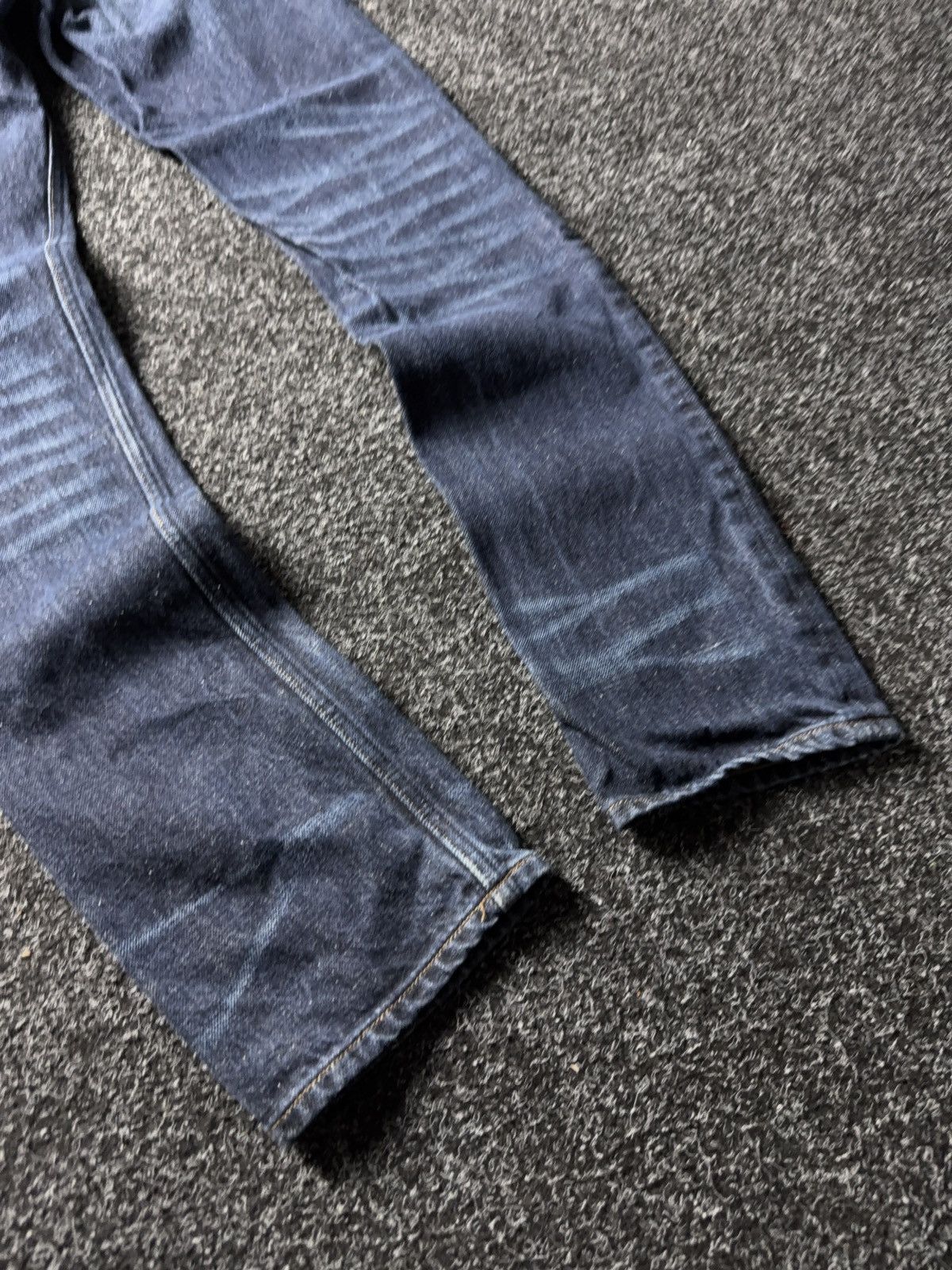 Allsaints AllSaints 00s Cigarette Slim Blue Distressed Denim Jeans Size US 31 - 12 Thumbnail