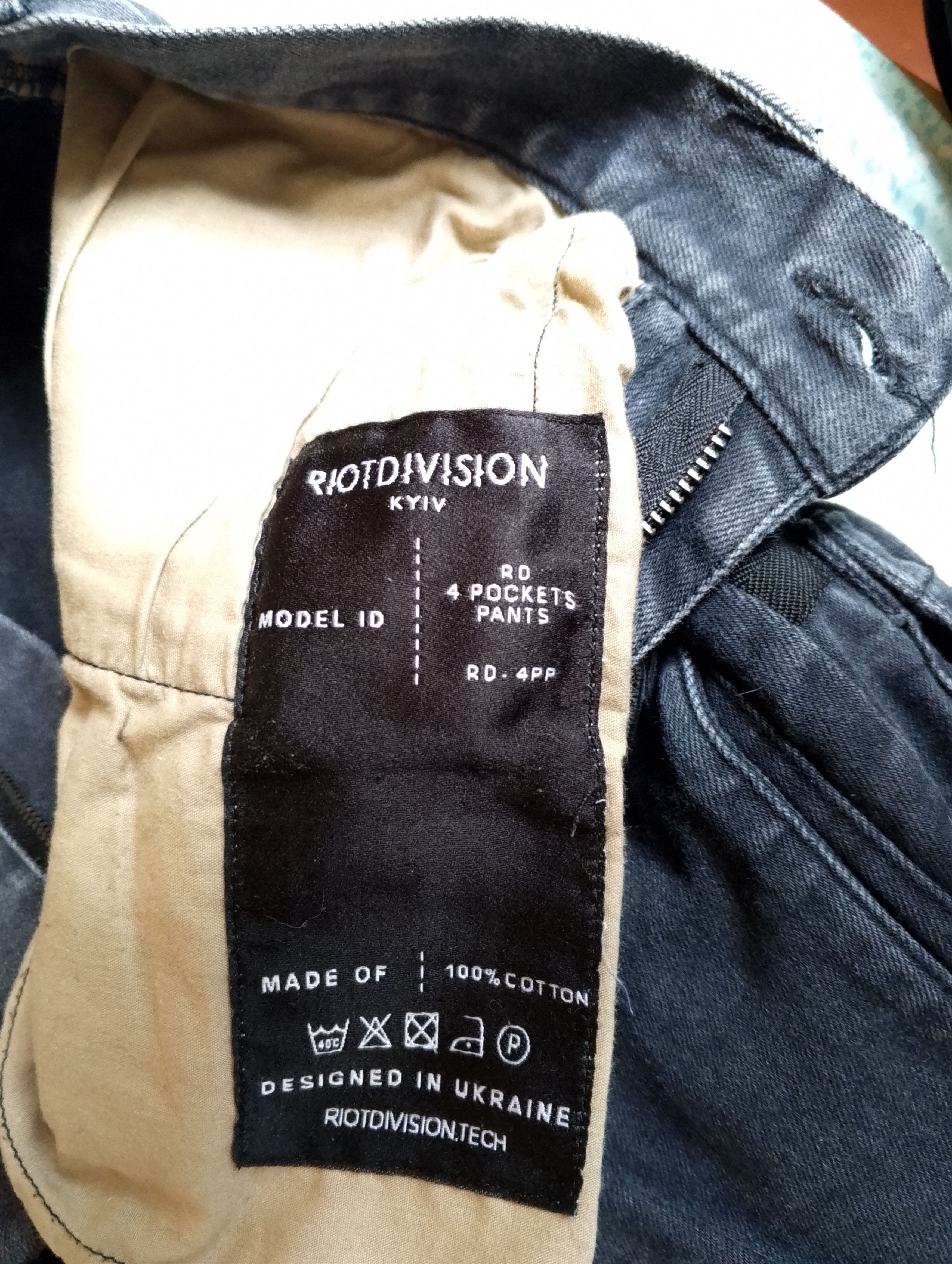 Riot Division techwear denim pants of Riot Division 4 pockets Size US 30 / EU 46 - 3 Thumbnail