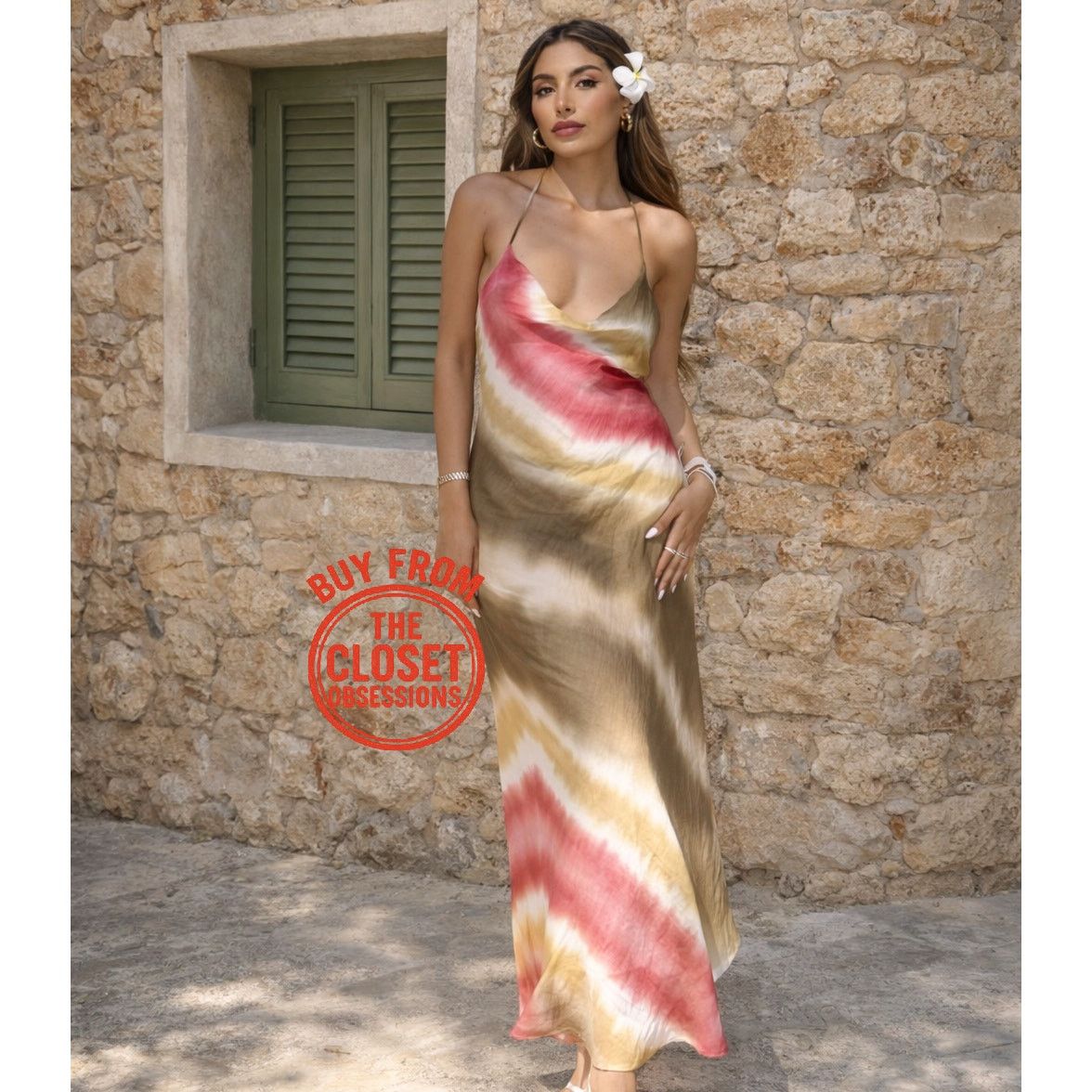 Zara ZARA Cowl Neck Maxi Dress NWT | Grailed