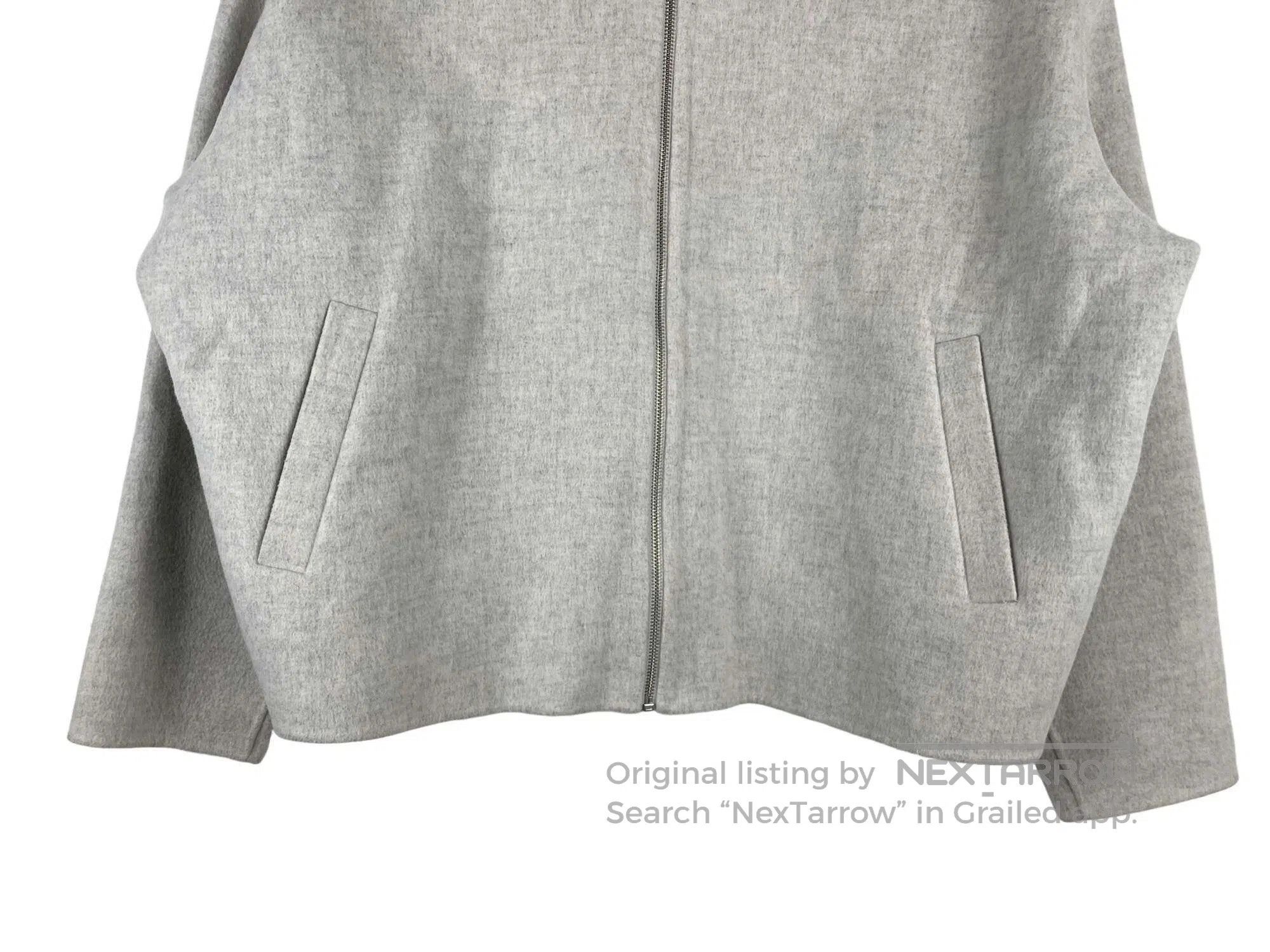 Acne Studios Acne Studios Grey Wool Zipper Jacket Size US S / EU 44-46 / 1 - 4 Thumbnail