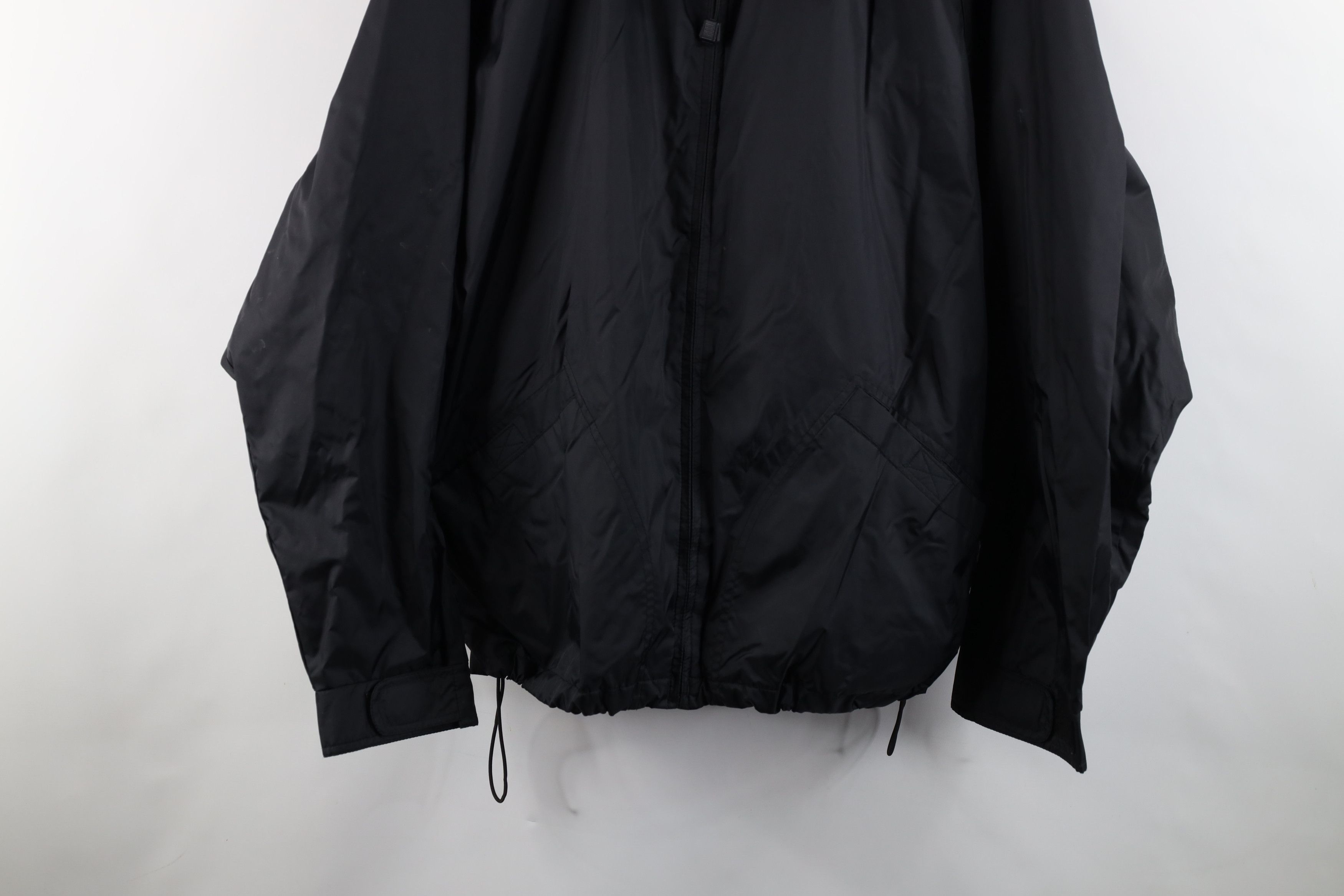 Vintage Vintage 90s Streetwear Full Zip Windbreaker Jacket Black Size US XL / EU 56 / 4 - 3 Thumbnail