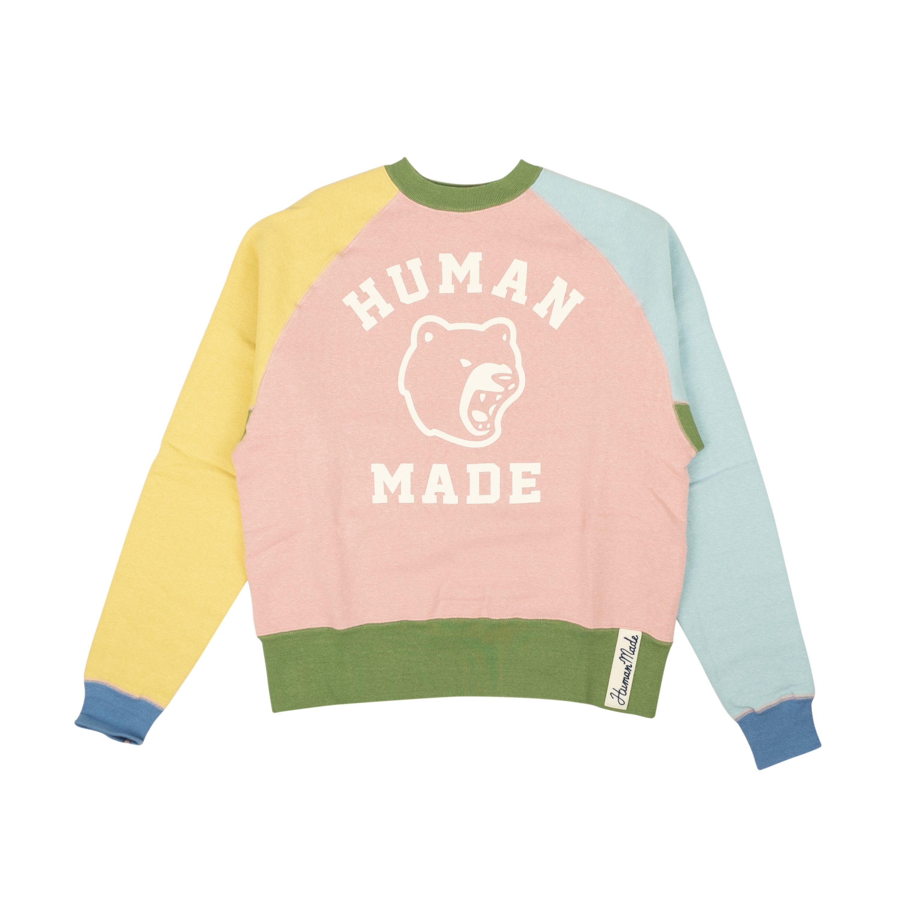 image of Human Made Pink Tsumari Crazy Pastel Sweatshirt Size S, Men's