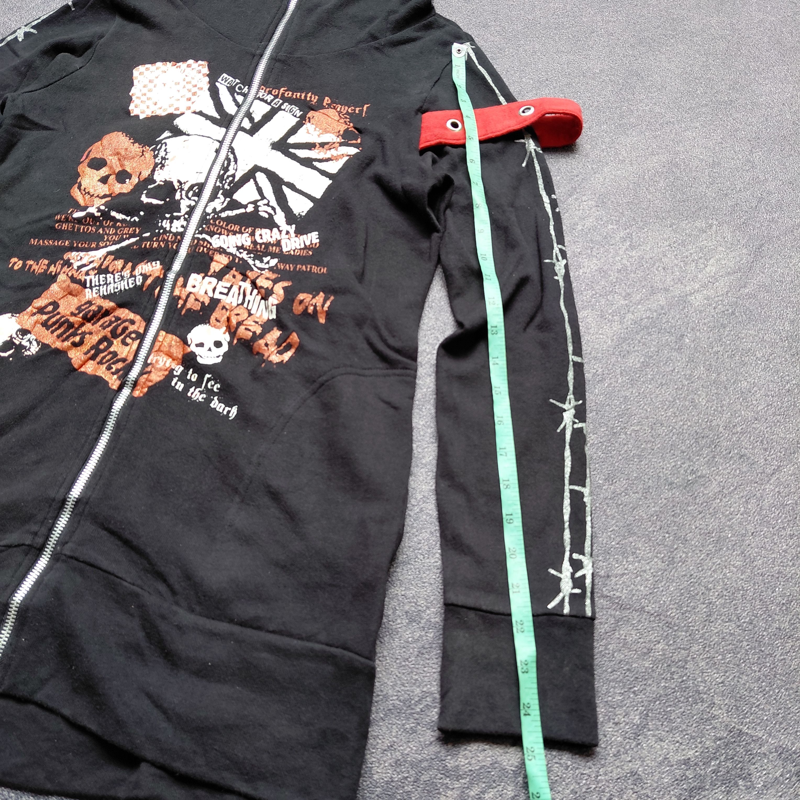 Japanese Brand Vintage Y2k TRPP GIRL Skull Style Punk Hoodie Size US M / EU 48-50 / 2 - 11 Thumbnail