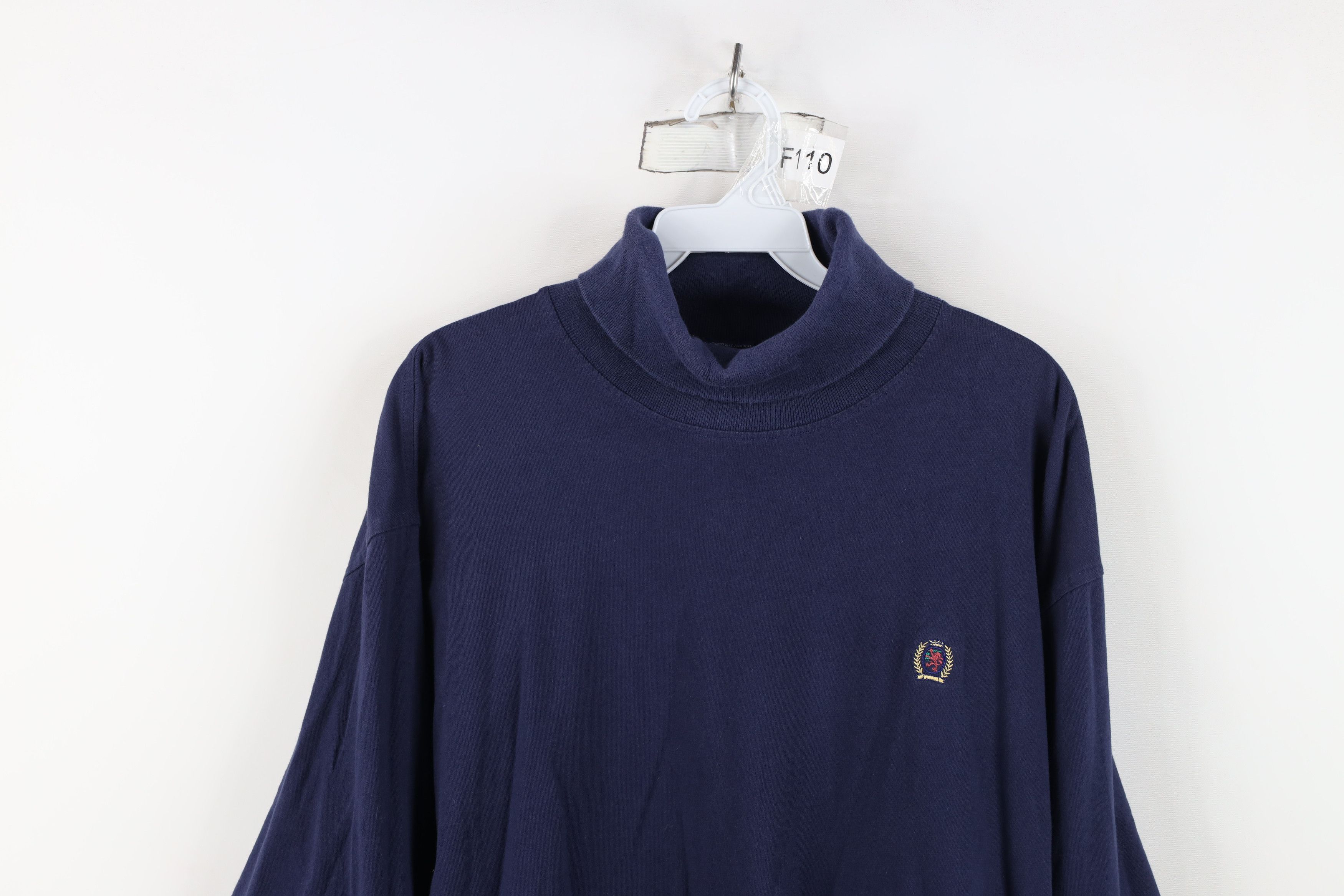 Tommy Hilfiger Vintage 90s Tommy Hilfiger Long Sleeve Turtleneck T-Shirt Size US M / EU 48-50 / 2 - 2 Thumbnail