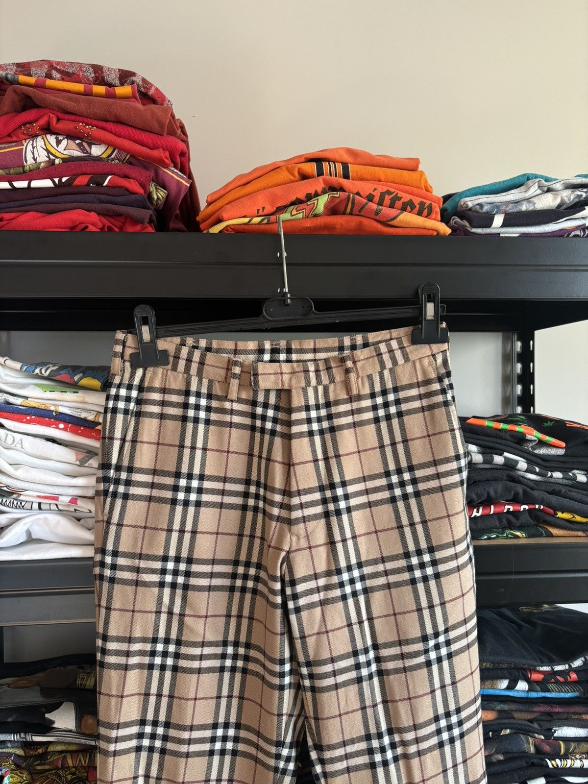 Burberry × Japanese Brand × Vintage Vintage Burberry Black Label Nova Check Pants Rare Size US 30 / EU 46 - 2 Thumbnail