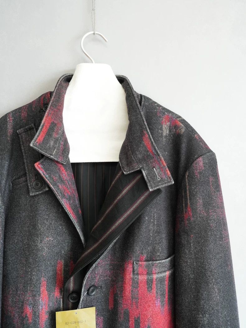 Yohji Yamamoto yohji yamamoto23AW Removable Collar Show Coat 2503-Nextarro Size US L / EU 52-54 / 3 - 5 Thumbnail