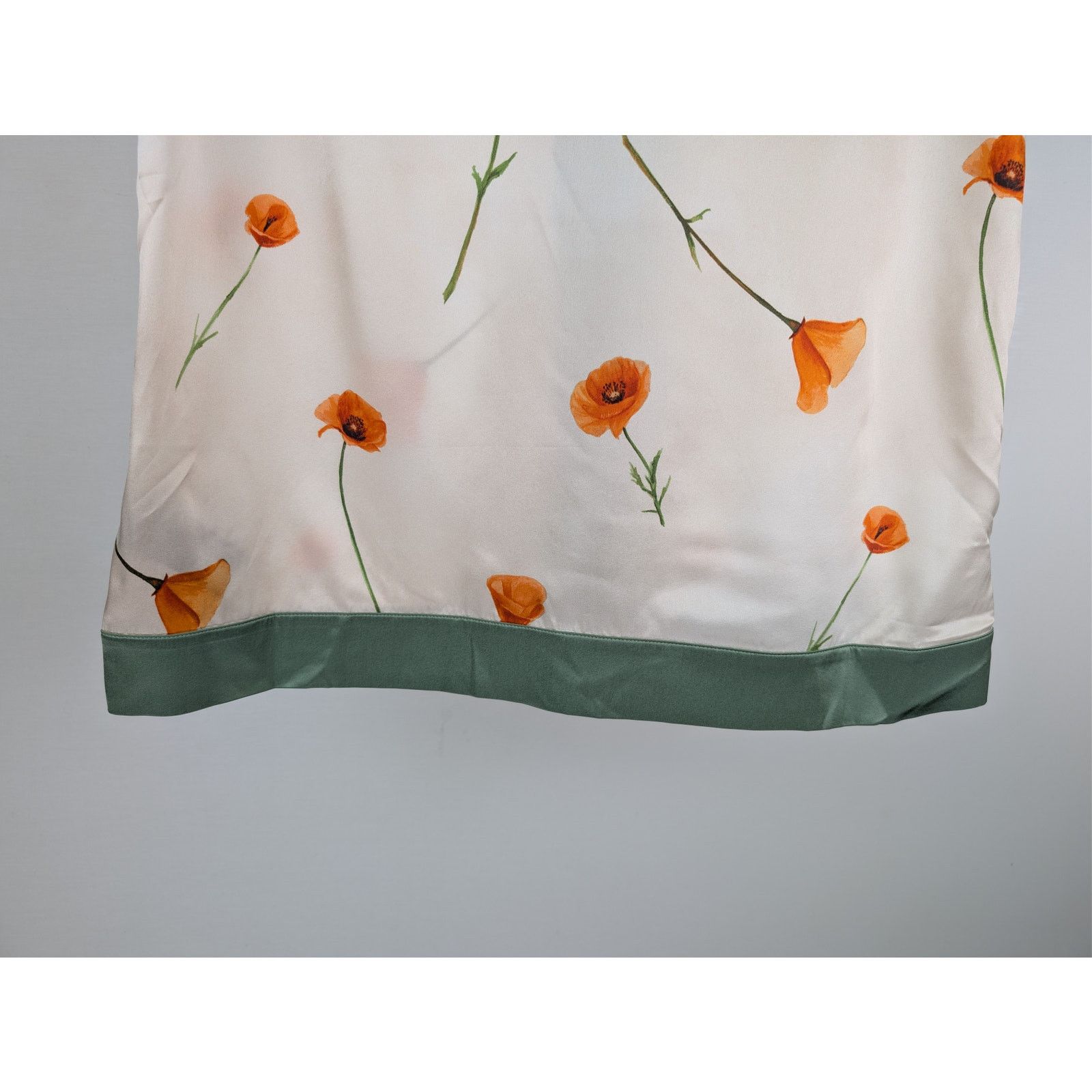 Nahmias o1rshd1 CC20 Colorblock Poppy Short Sleeve Silk Shirt Ivory Size US M / EU 48-50 / 2 - 12 Thumbnail